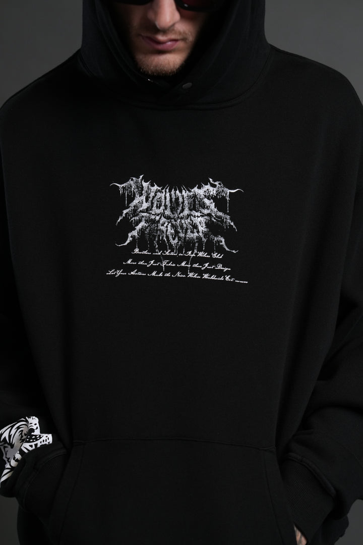 Demon Knight "Pierce" Hoodie in Black