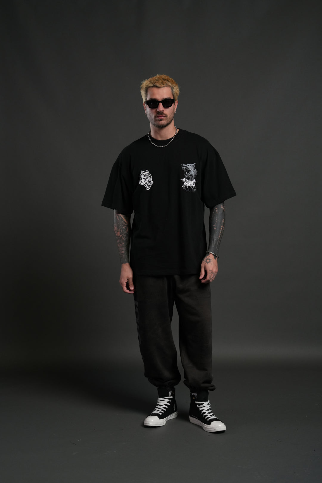 Fenrir Storm "Premium" Oversized Tee in Black