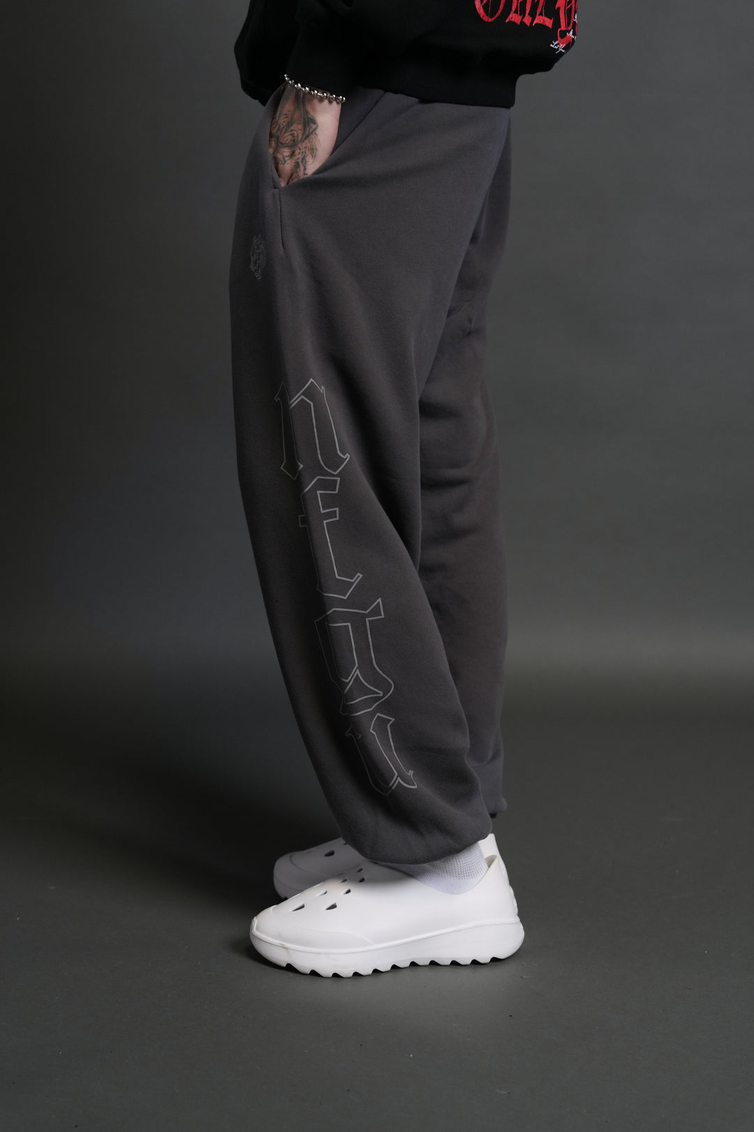 Our Mantra V2 Lightweight Lounger Sweat Pants in Wolf Gray Drift Wash