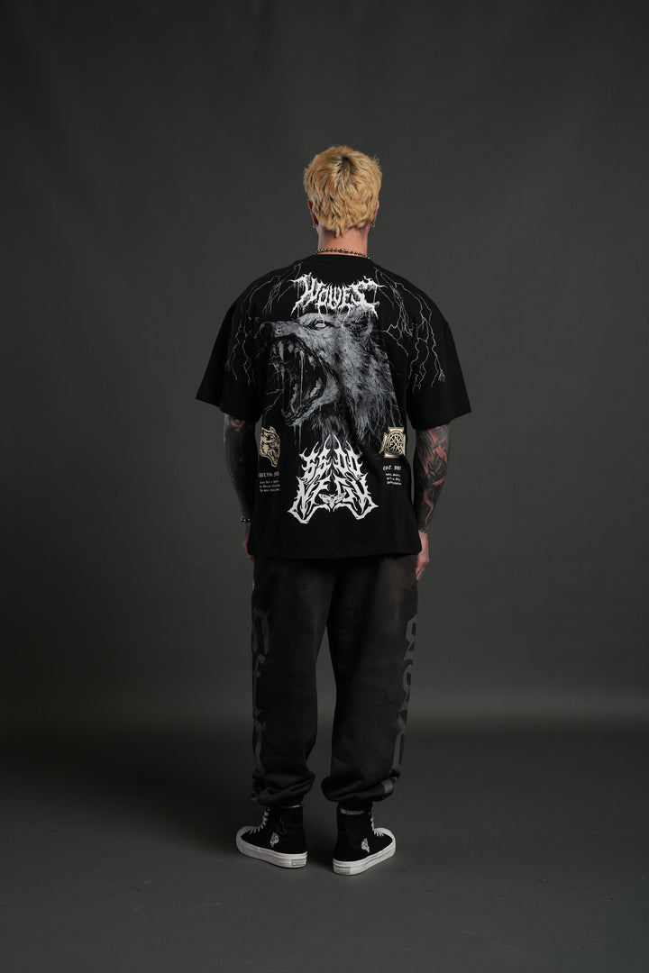 Fenrir Storm "Premium" Oversized Tee in Black