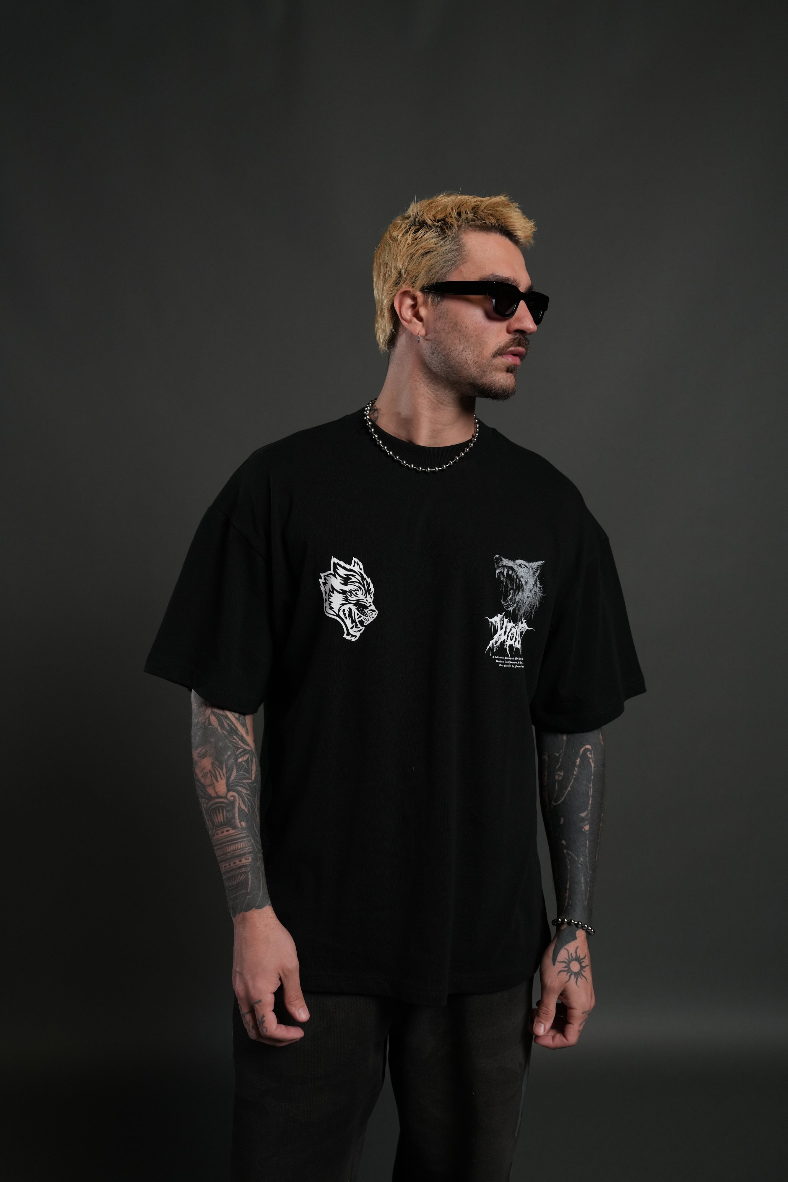Fenrir Storm "Premium" Oversized Tee in Black