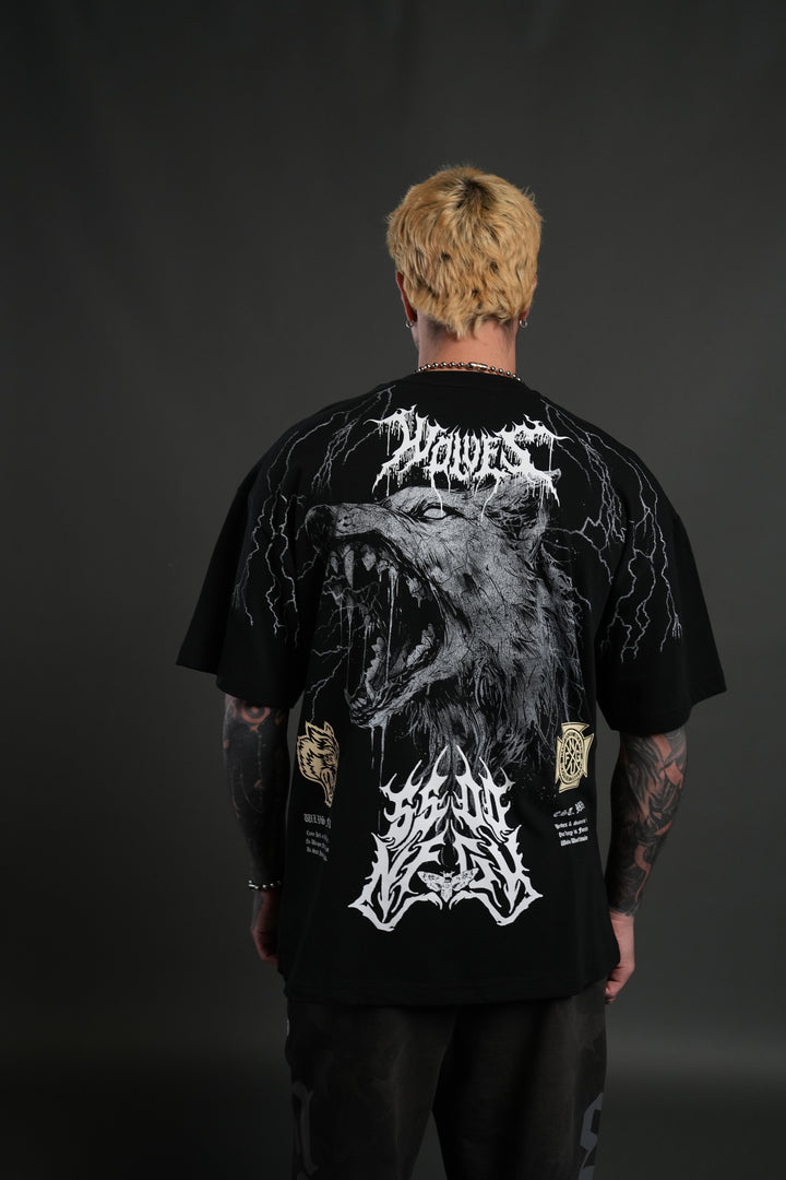 Fenrir Storm "Premium" Oversized Tee in Black