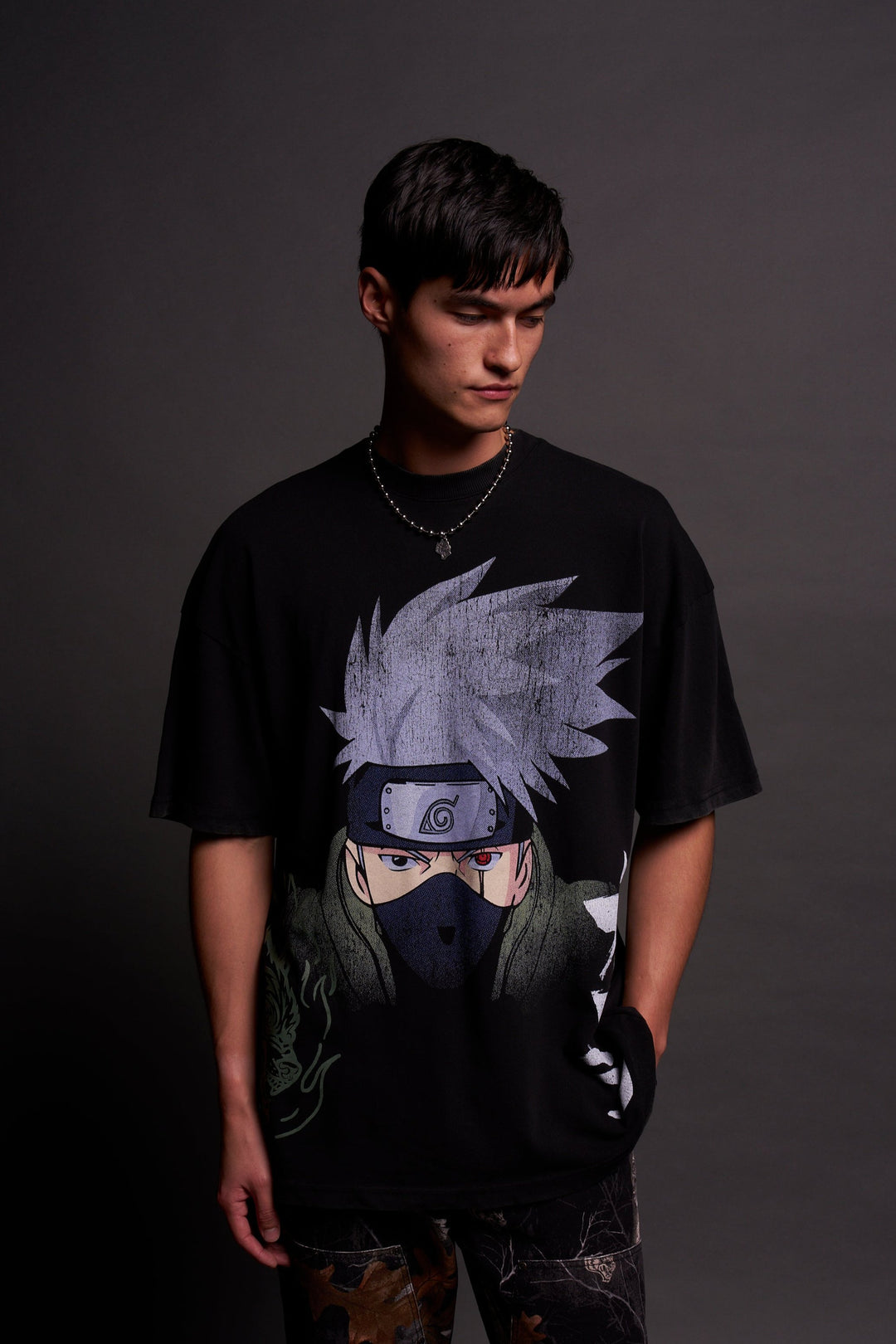 Ninja World V2 "Premium" Oversized Tee in Black