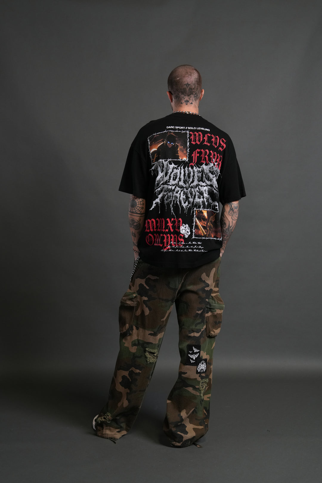 Demon Knight "Premium" Oversized Tee in Black