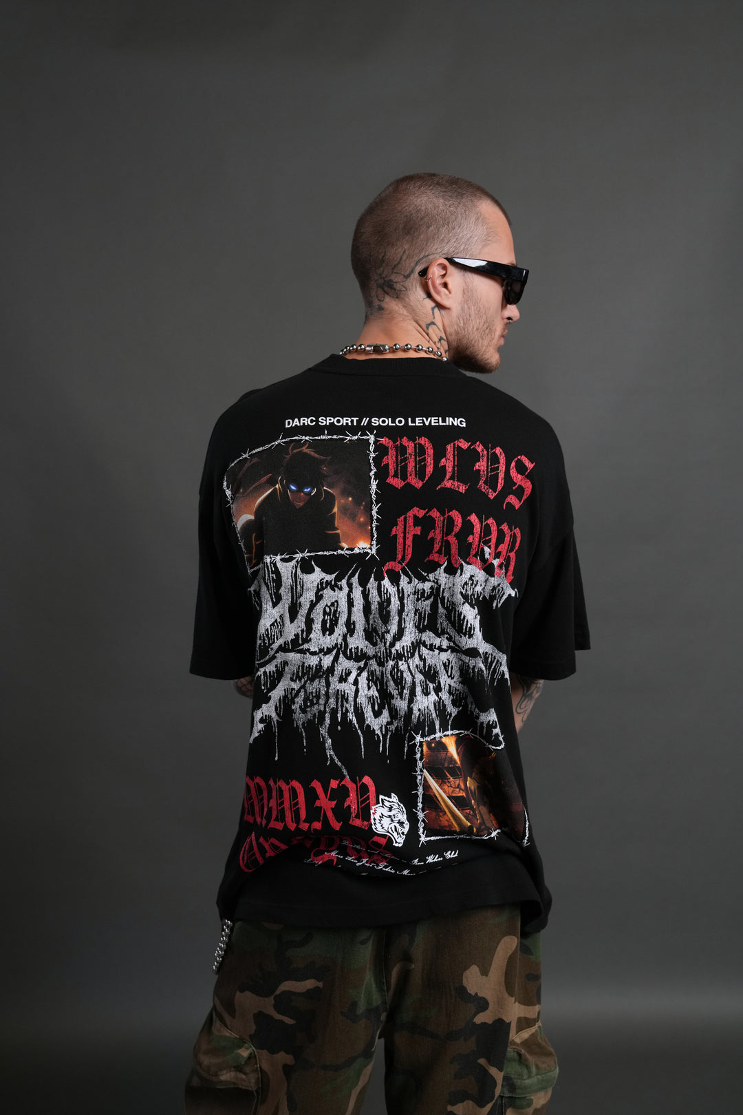 Demon Knight "Premium" Oversized Tee in Black