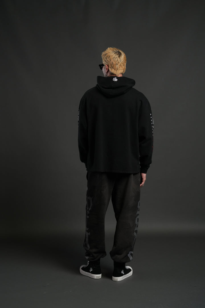 Blood Thirsty Webs "Moaty" Hoodie in Black