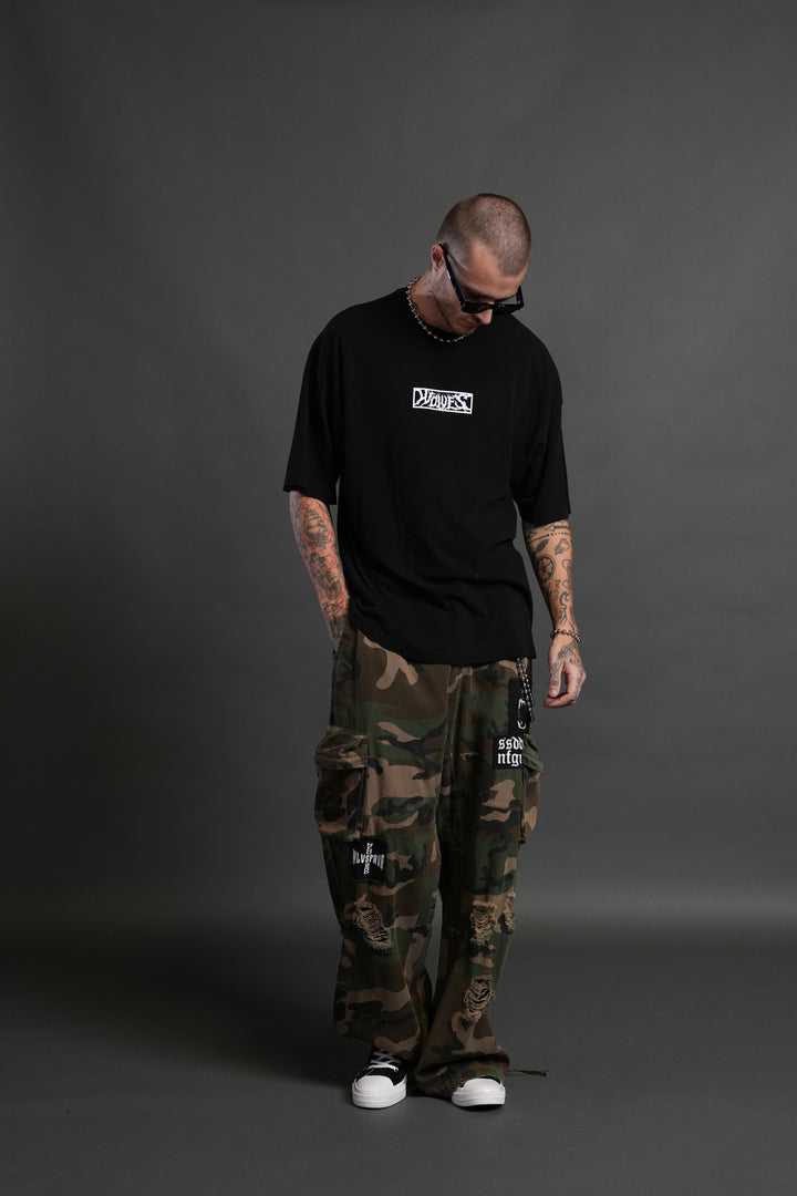 Tusk "Premium" Oversized Tee in Black
