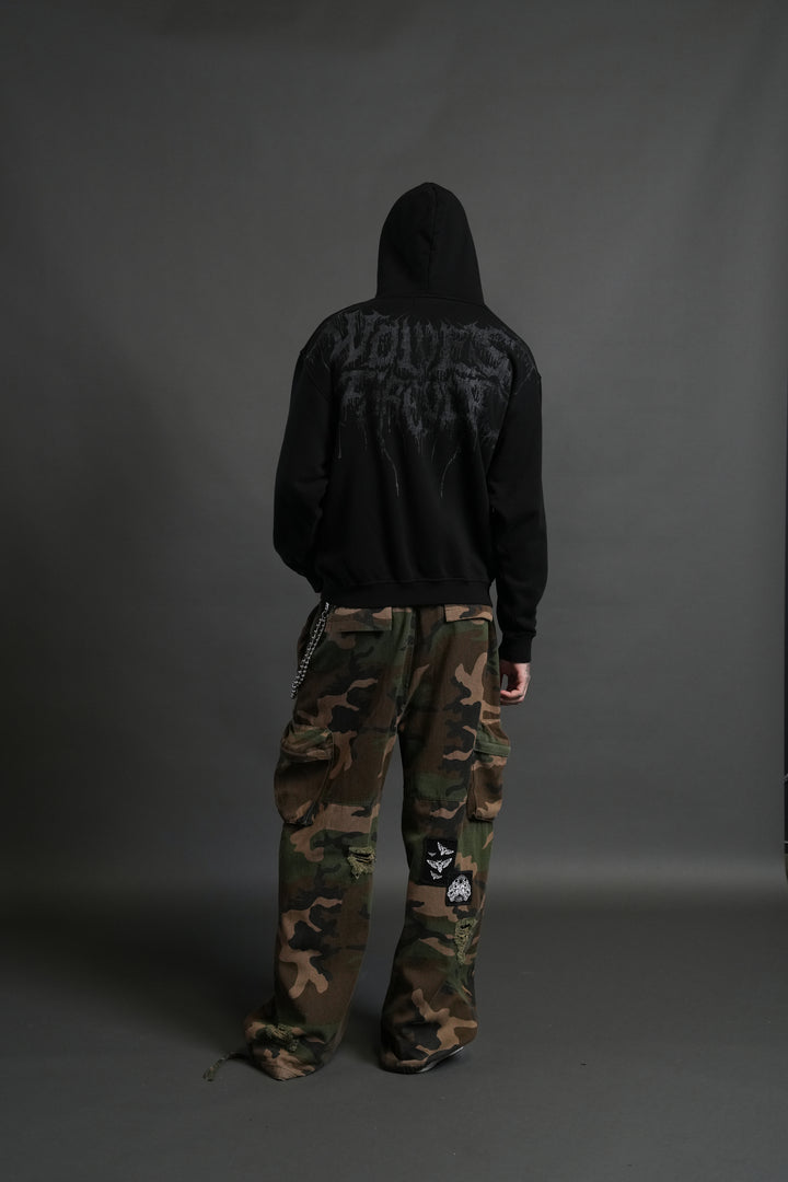 Statue of God "Pierce" Hoodie in Black