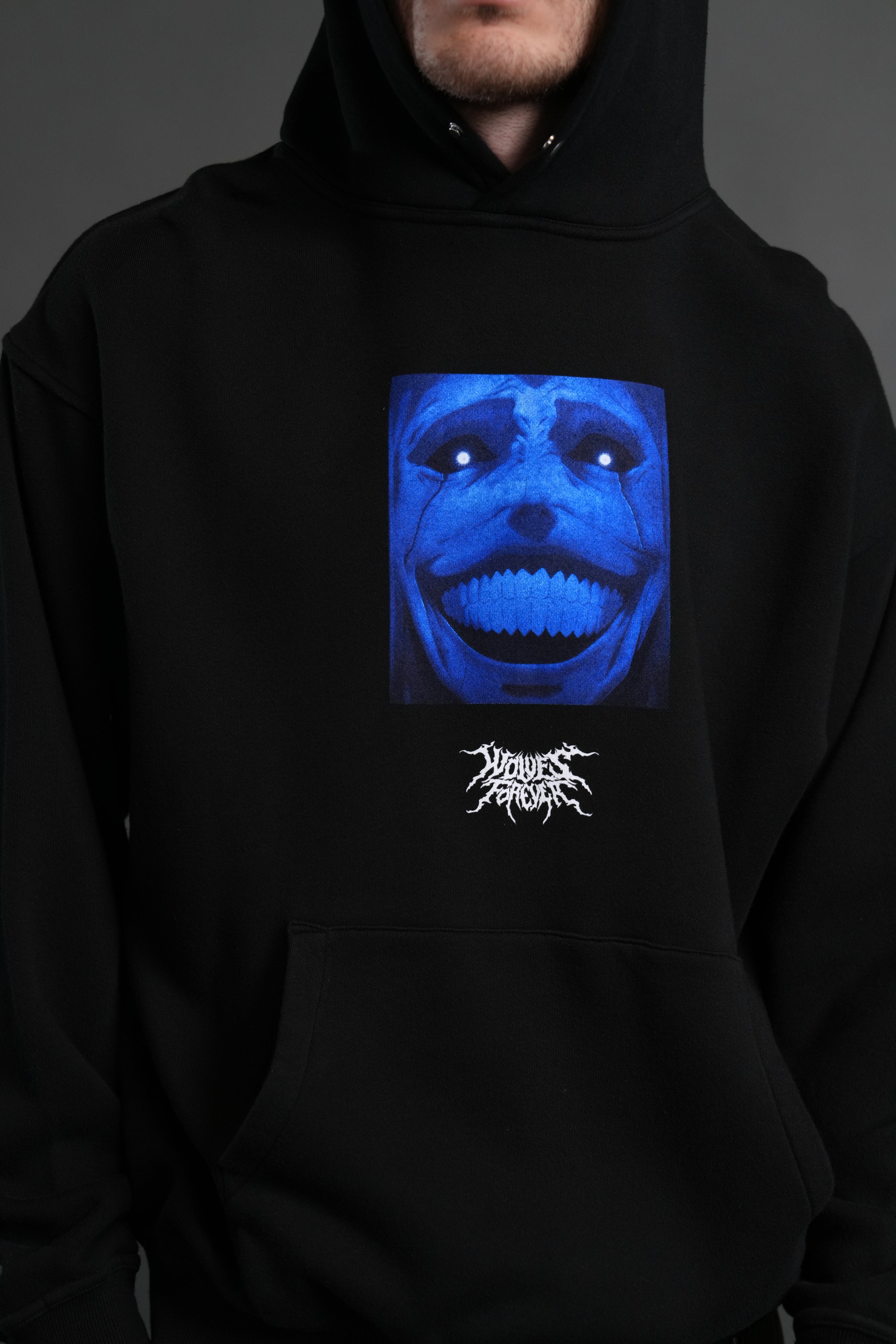 Statue of God "Pierce" Hoodie in Black