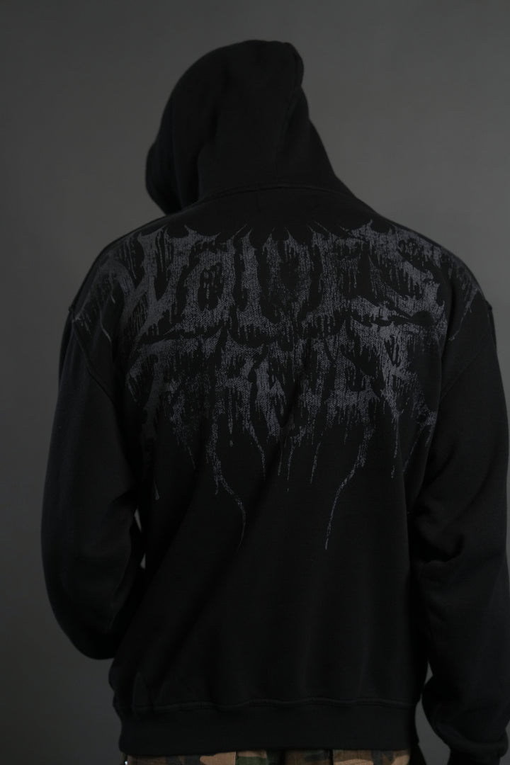 Statue of God "Pierce" Hoodie in Black