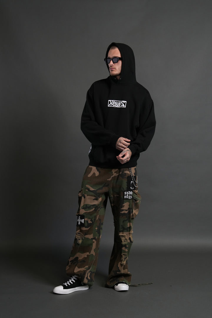Darc Hunter "Pierce" Hoodie in Black
