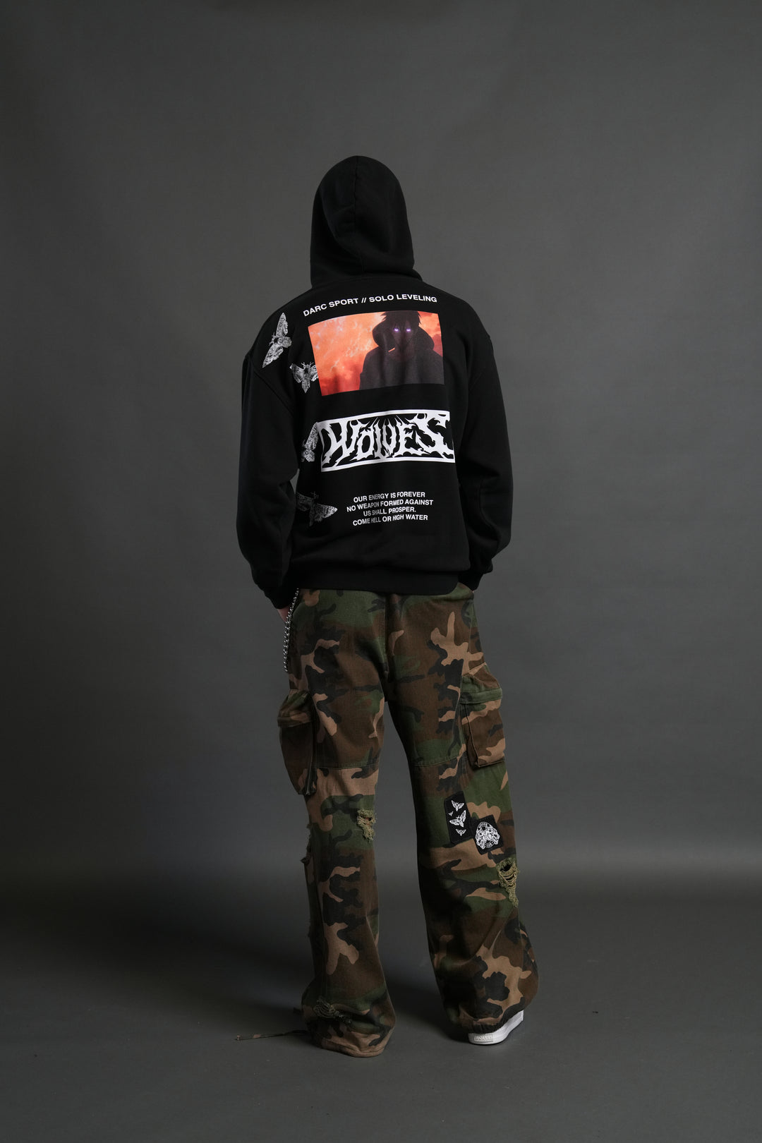 Darc Hunter "Pierce" Hoodie in Black