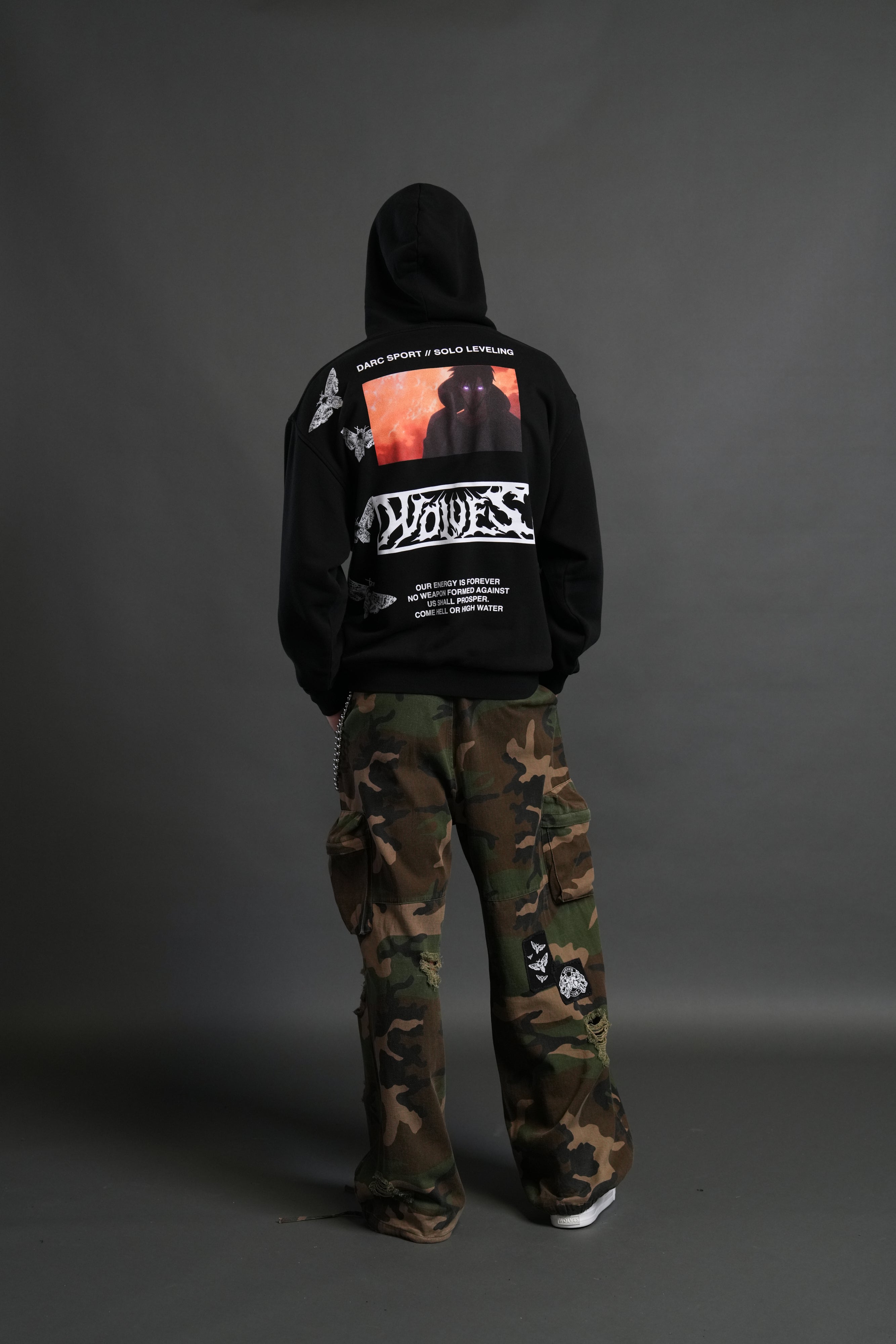 Darc Hunter "Pierce" Hoodie in Black