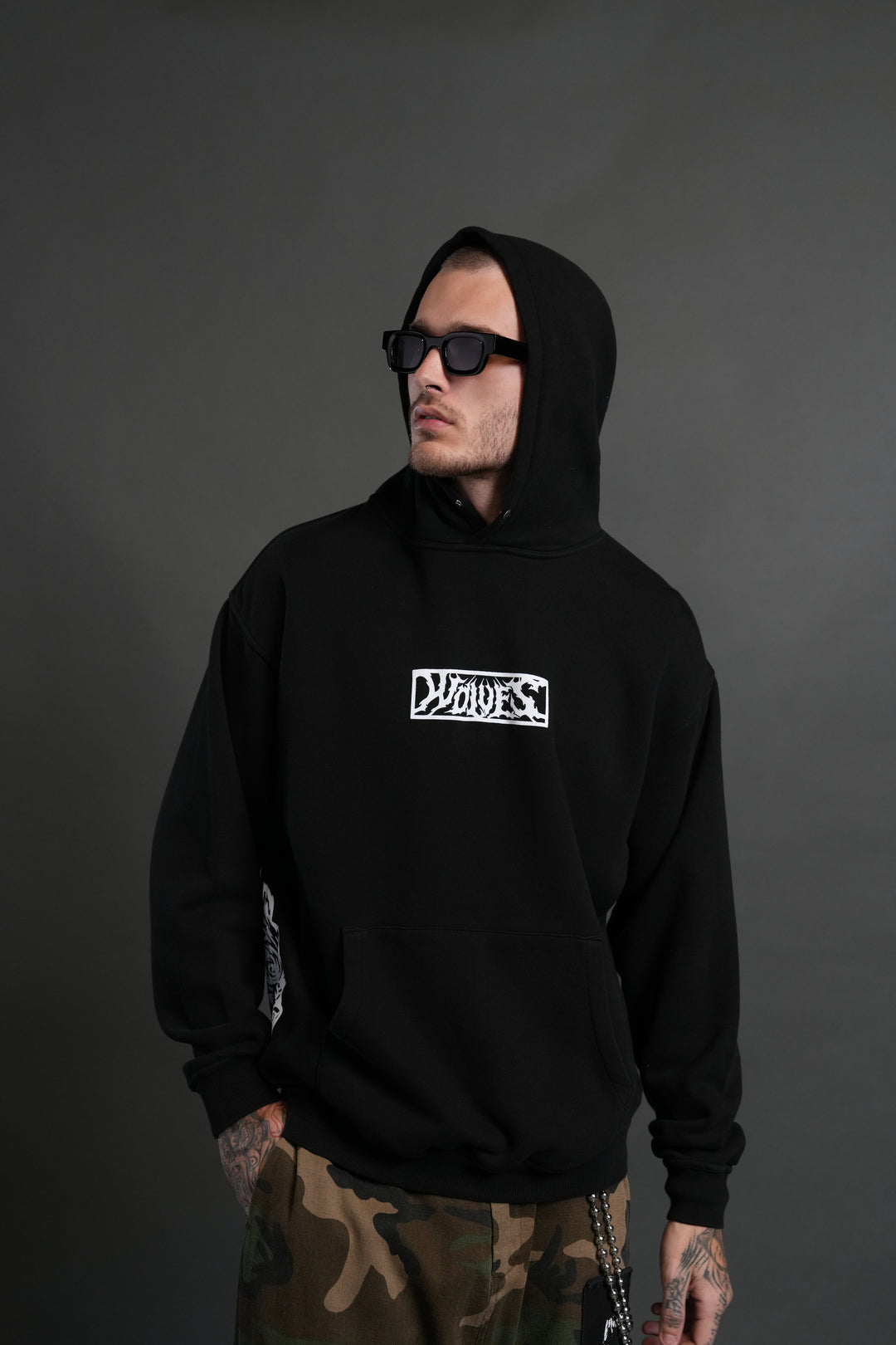 Darc Hunter "Pierce" Hoodie in Black