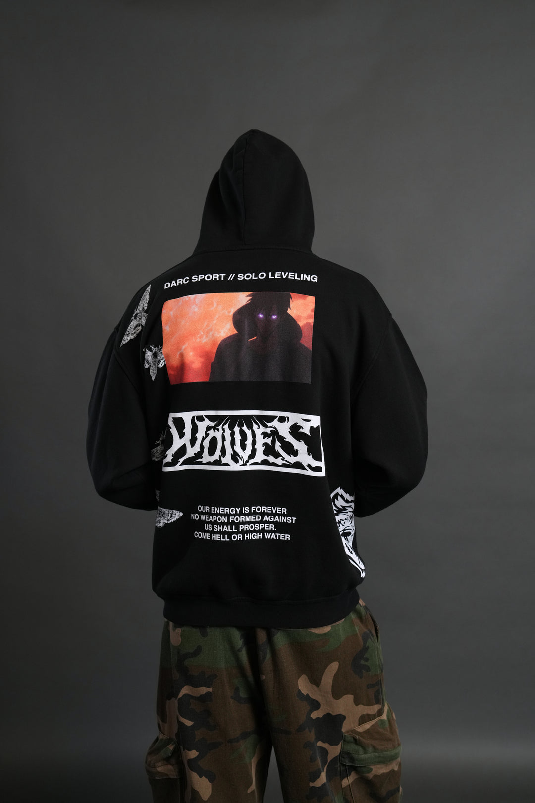 Darc Hunter "Pierce" Hoodie in Black