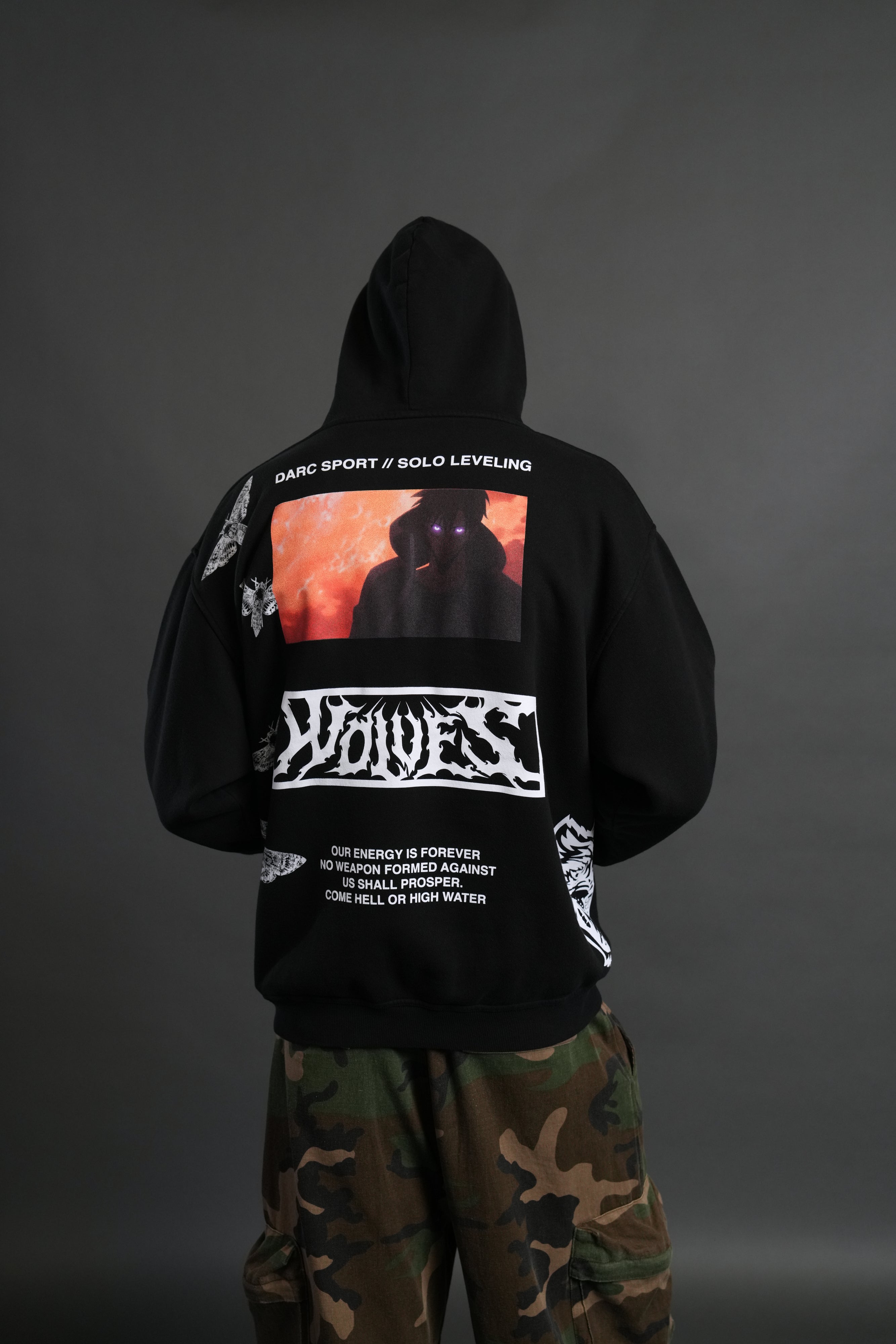 Darc Hunter "Pierce" Hoodie in Black