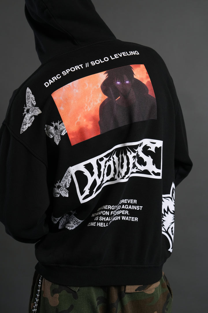 Darc Hunter "Pierce" Hoodie in Black