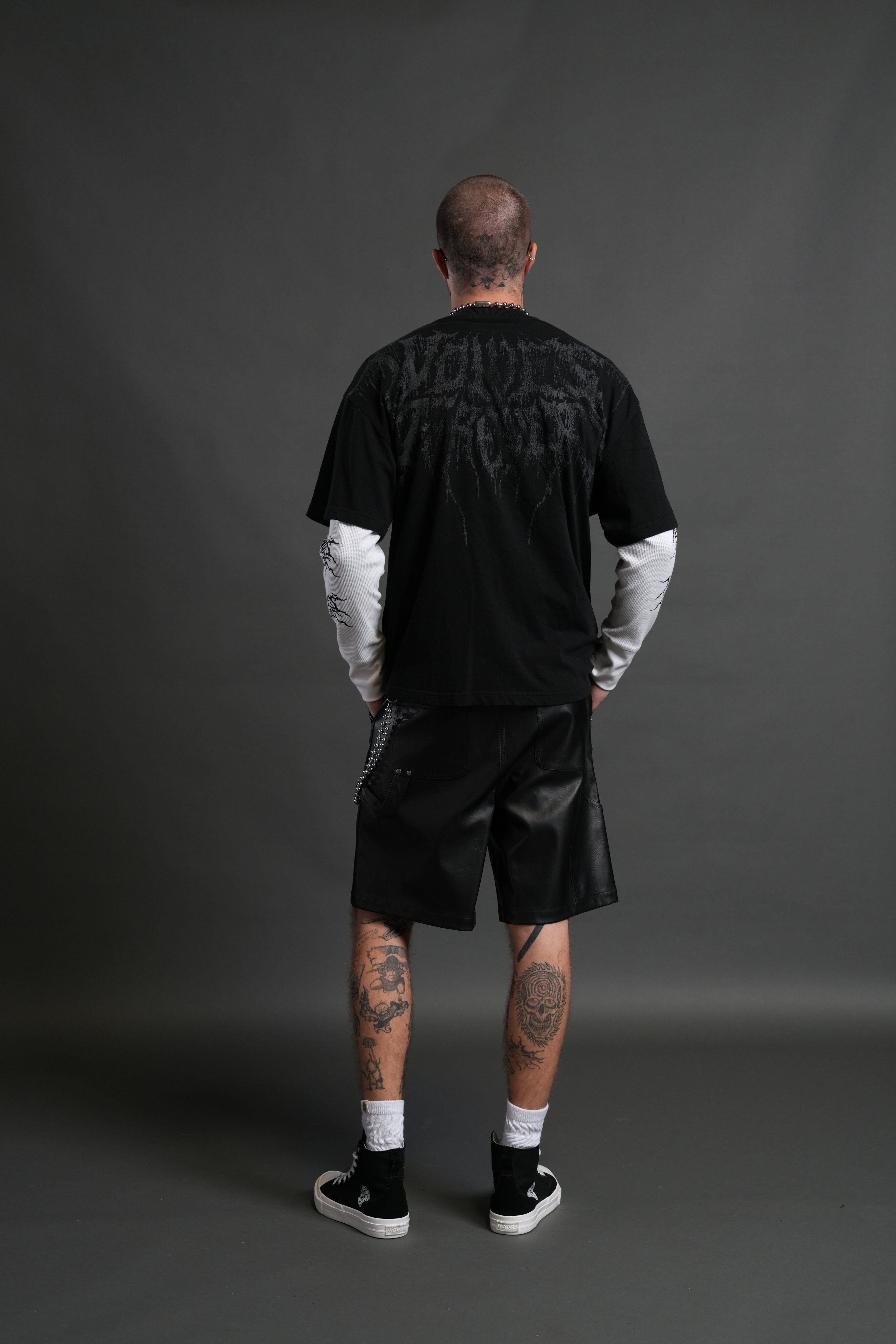 Statue of God "Premium" Oversized Tee in Black