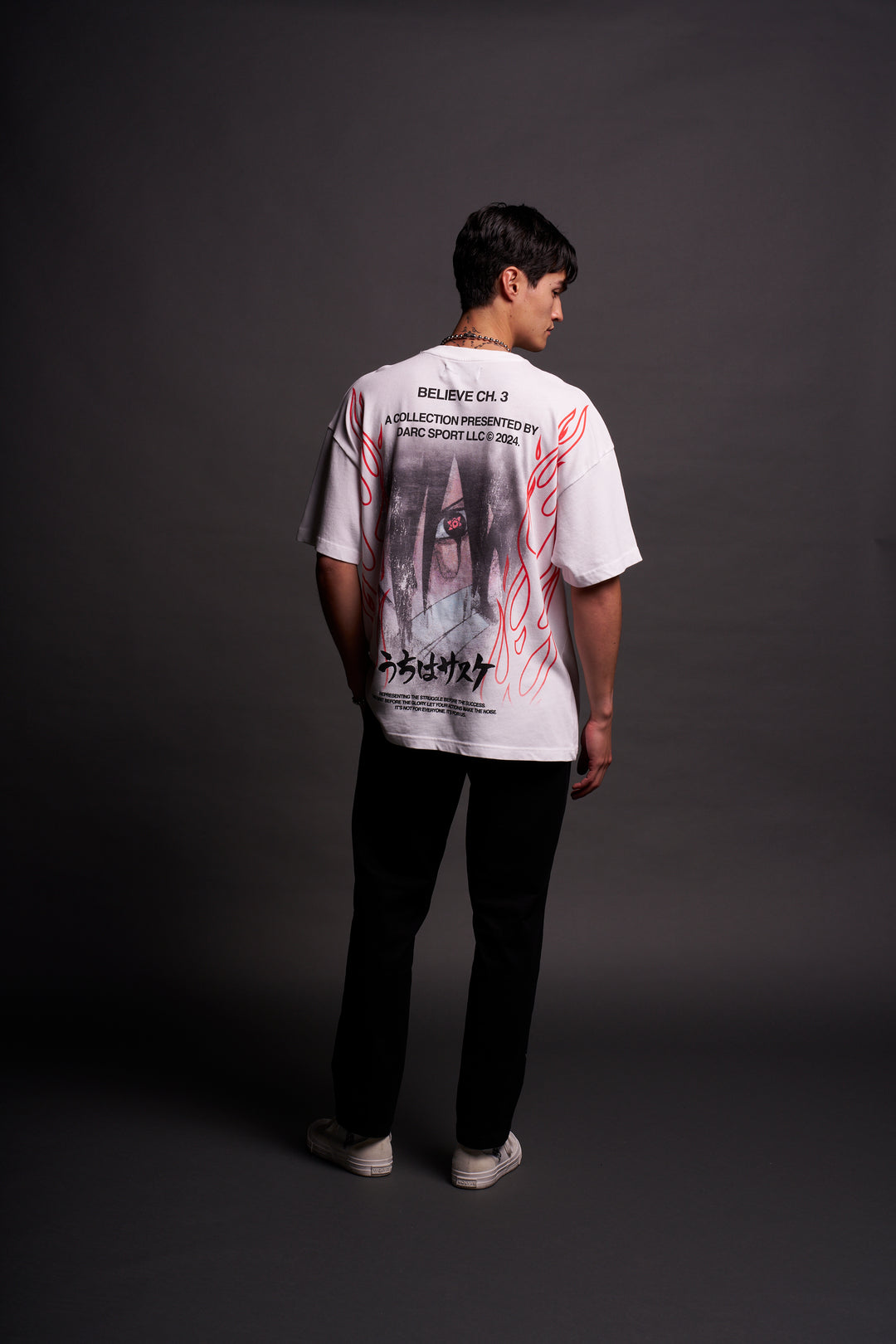 The Path I Walk V2 "Premium" Oversized Tee in White