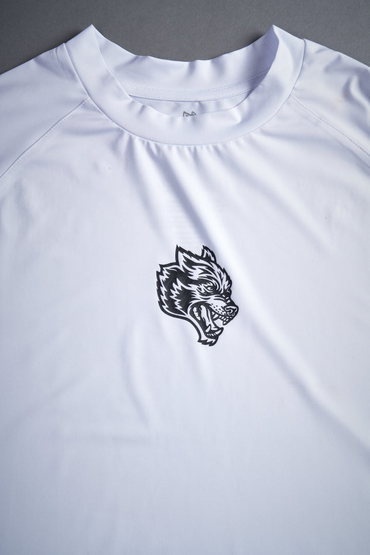 SSDDNFGU "Dry Wolf" L/S Raglan Tee in White