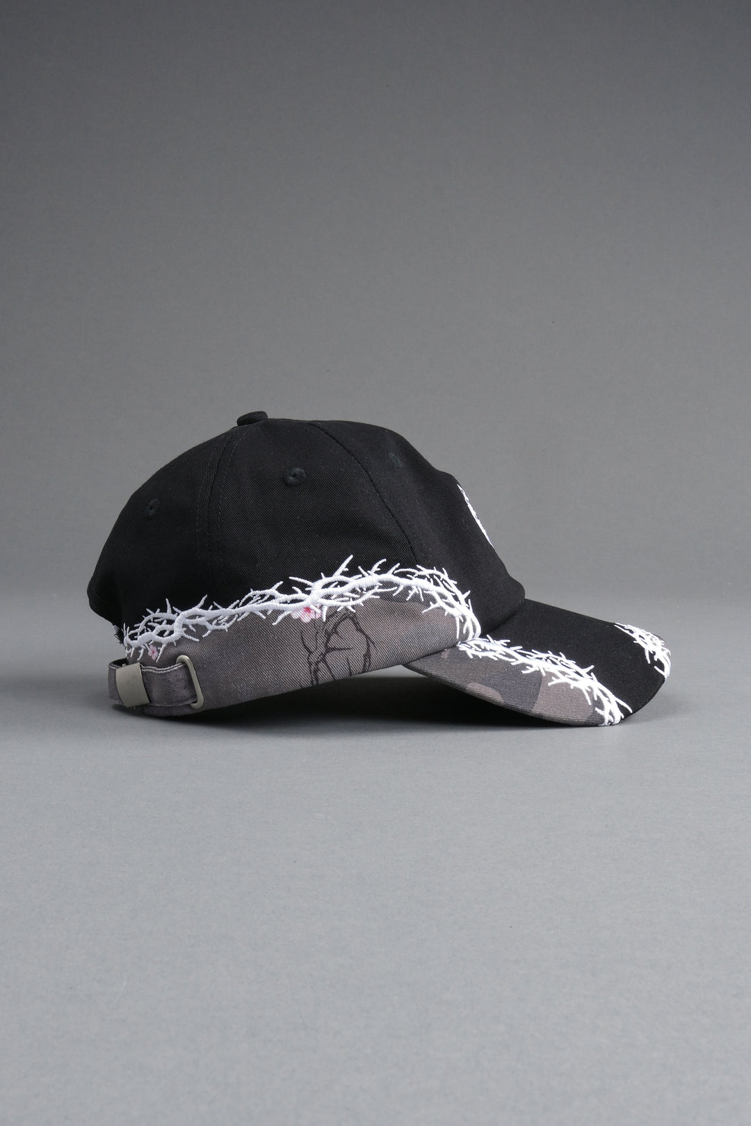 Scorched Thorns Dad Hat (V2) in Black/Blossom Woodland Camo