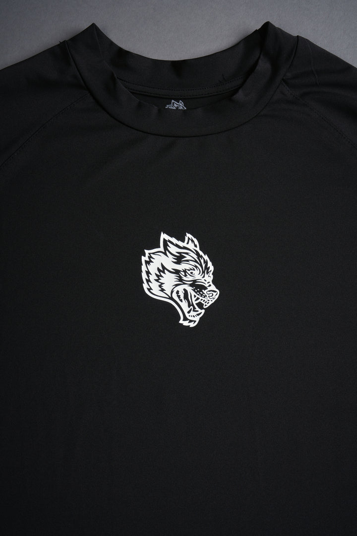 SSDDNFGU "Dry Wolf" L/S Raglan Tee in Black