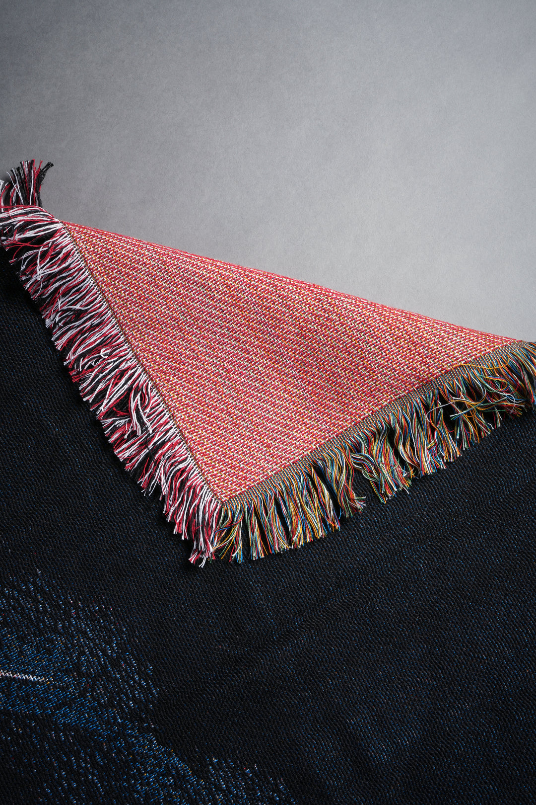 Ashes Of The Dark Tapestry Blanket in Black
