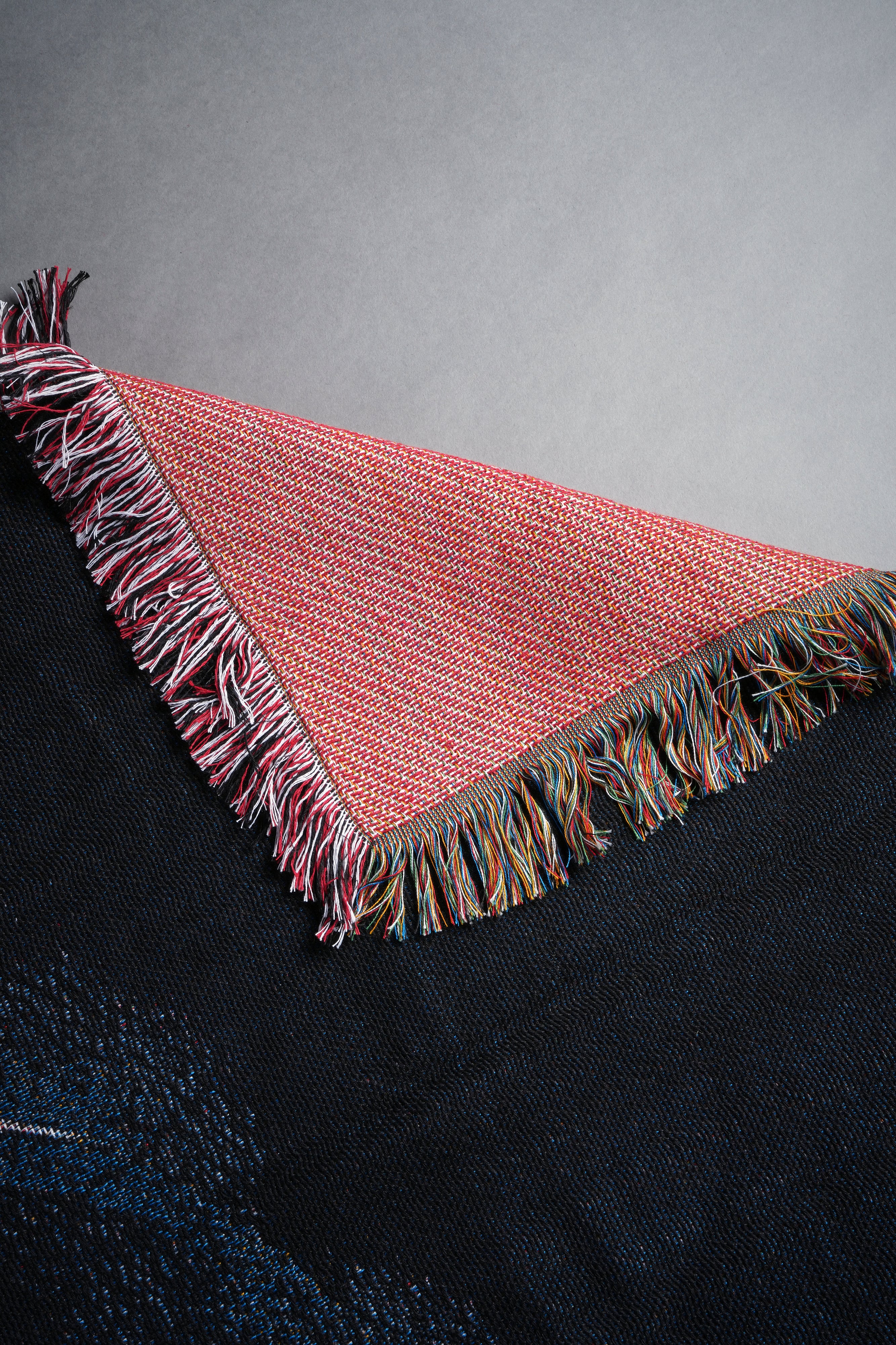 Ashes Of The Dark Tapestry Blanket in Black
