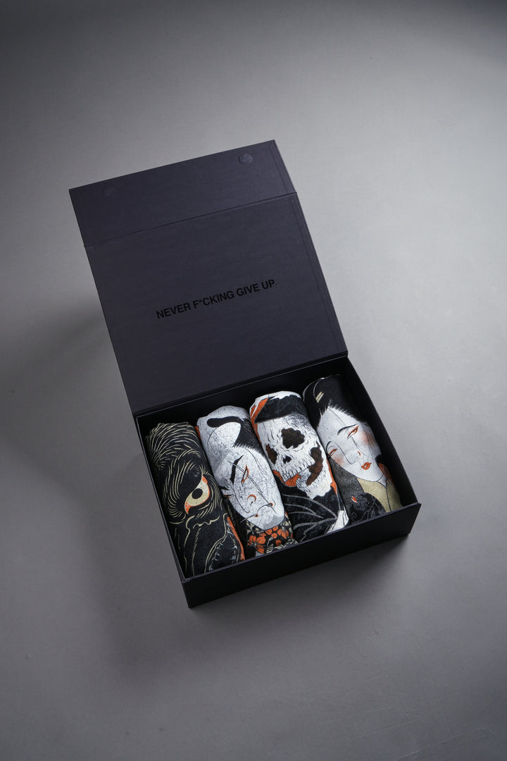 Bushido Ch.2 "Side-By-Side" Tee Box Set in Black