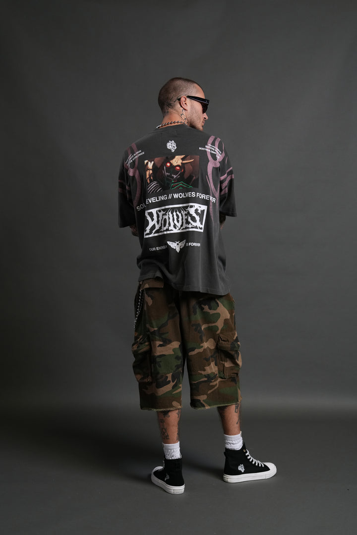 Tusk "Premium" Oversized Tee in Wolf Gray