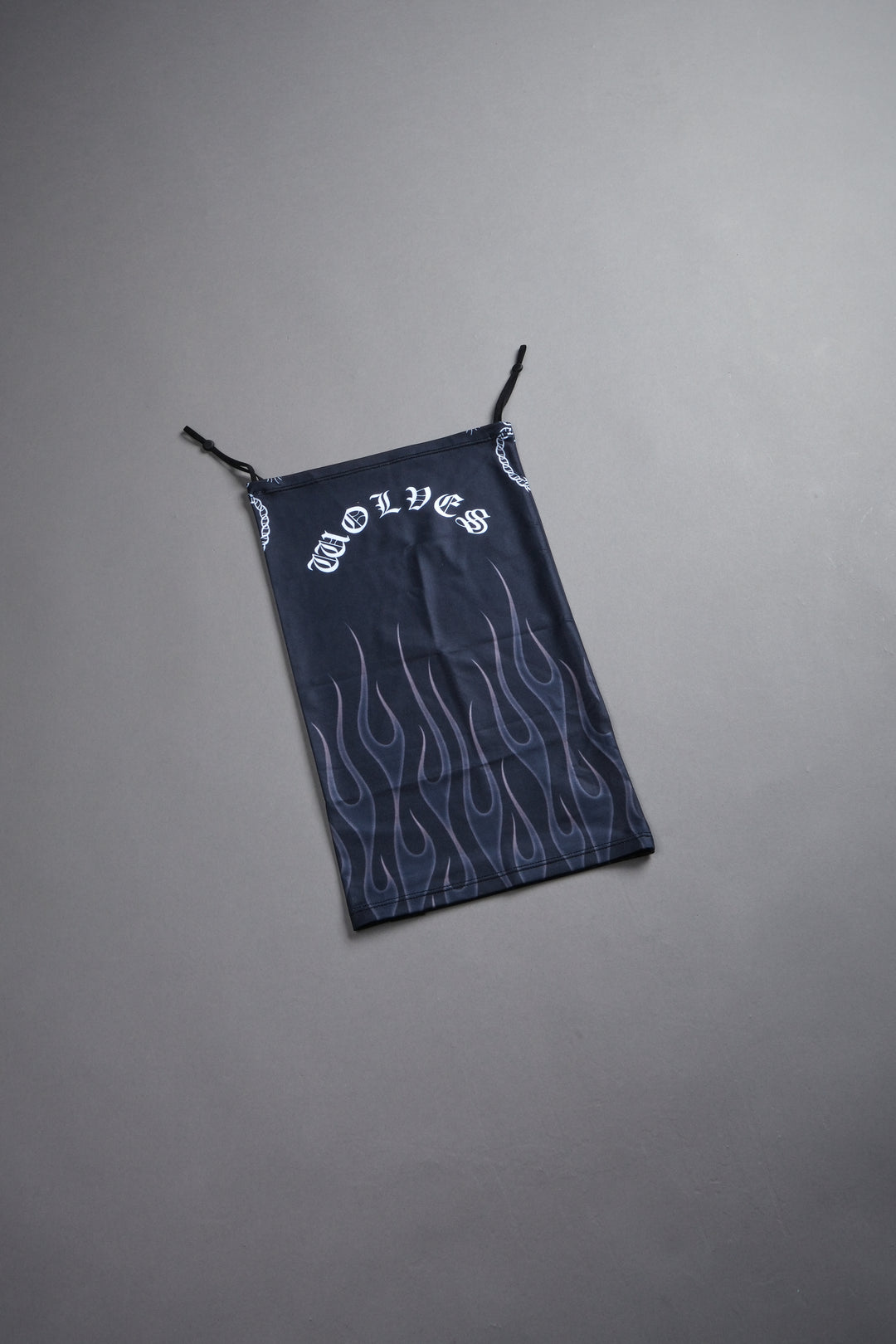 Oni Fire Neck Gaiter in Black