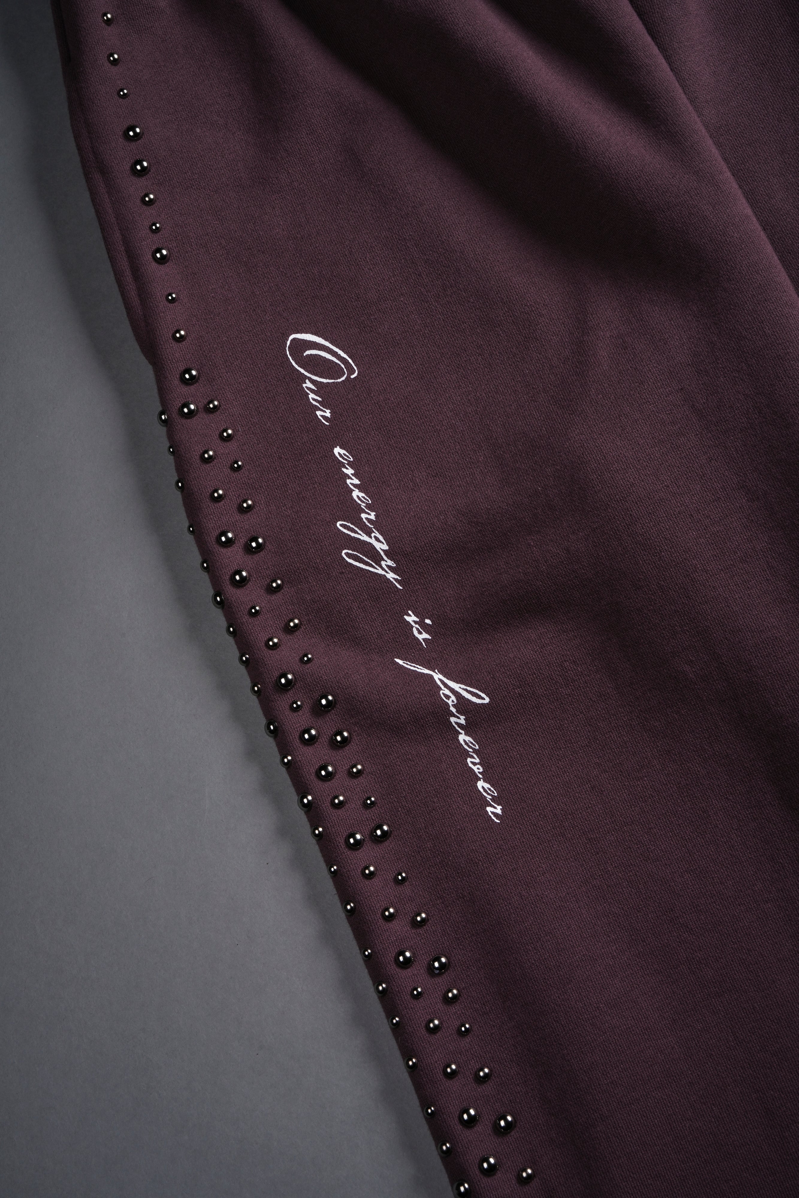 Our Energy Stud Lounger Sweat Pants in Darc Purple