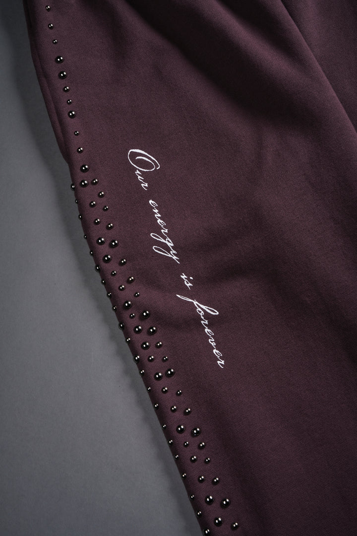 Our Energy Stud Lounger Sweat Pants in Darc Purple