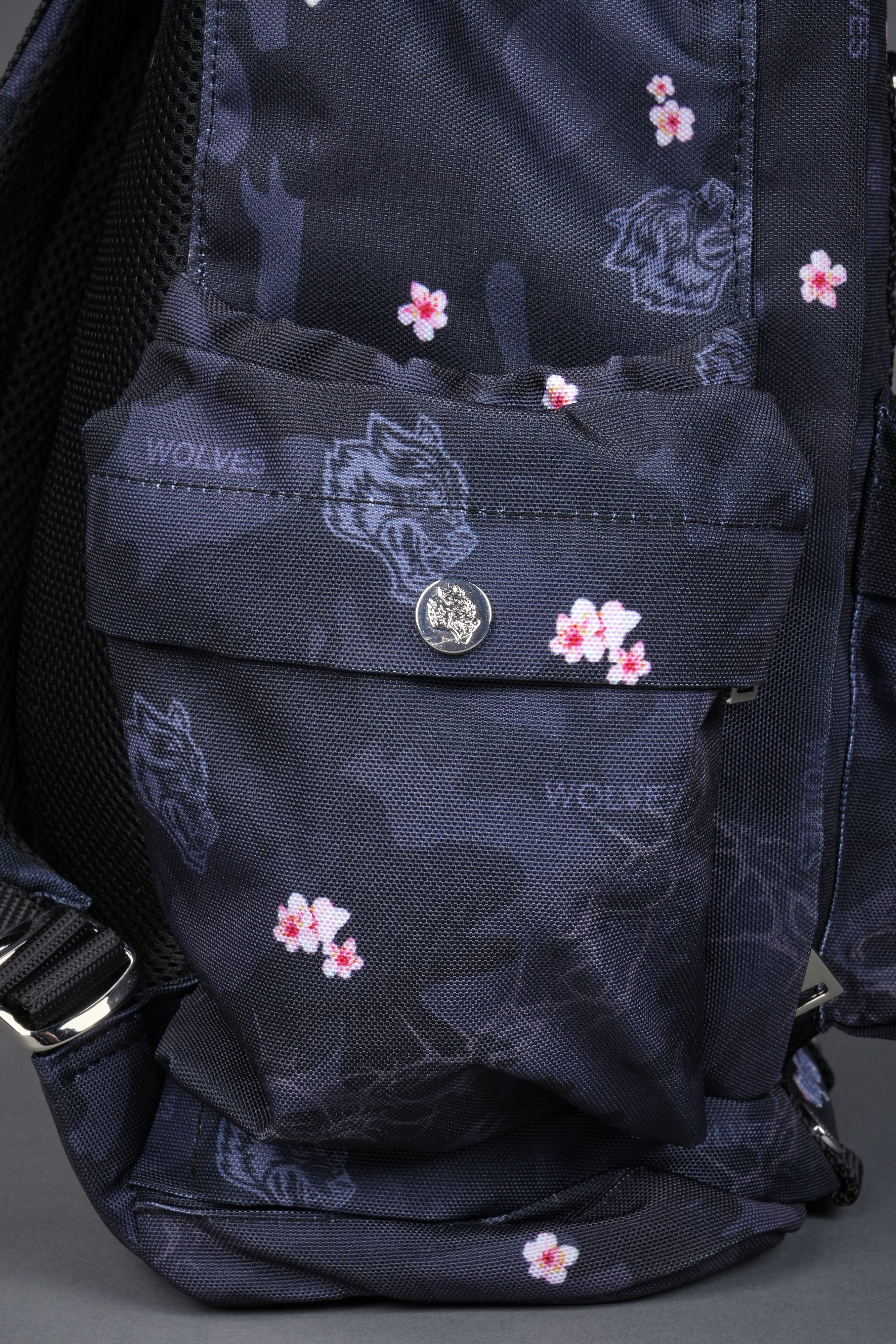 Wolves All Day Backpack in Warrior in a Garden Black Camo