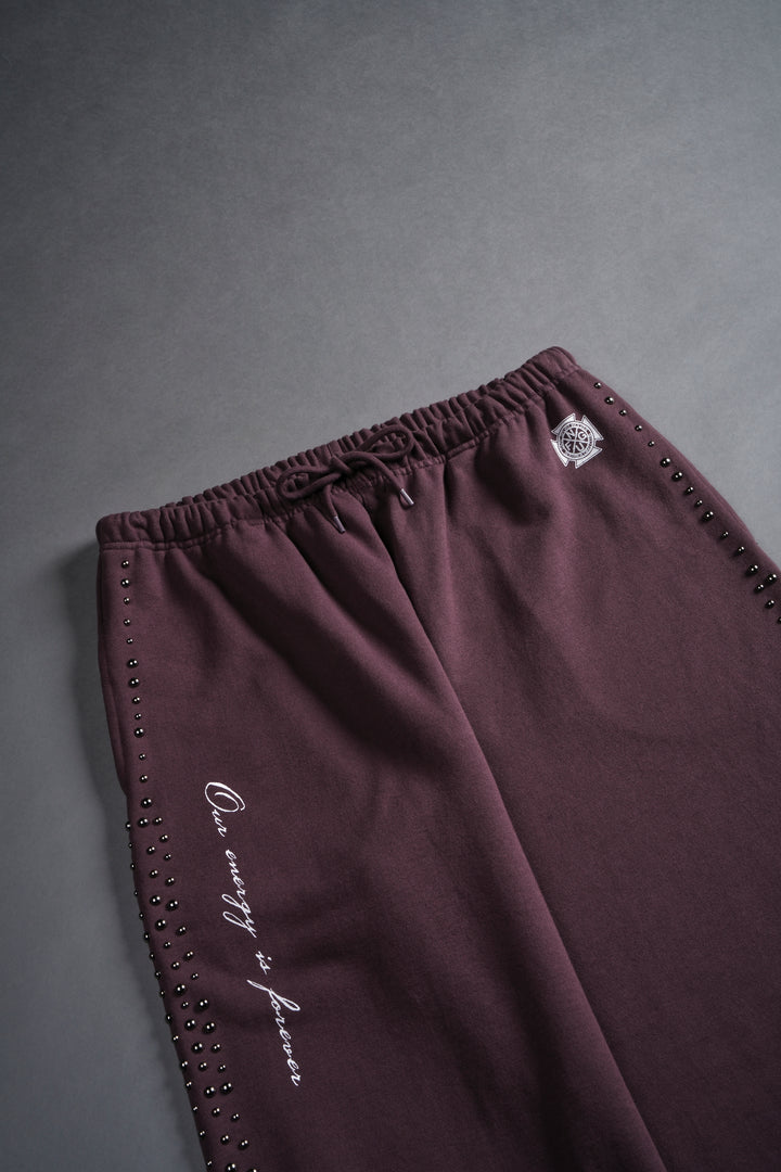 Our Energy Stud Lounger Sweat Pants in Darc Purple