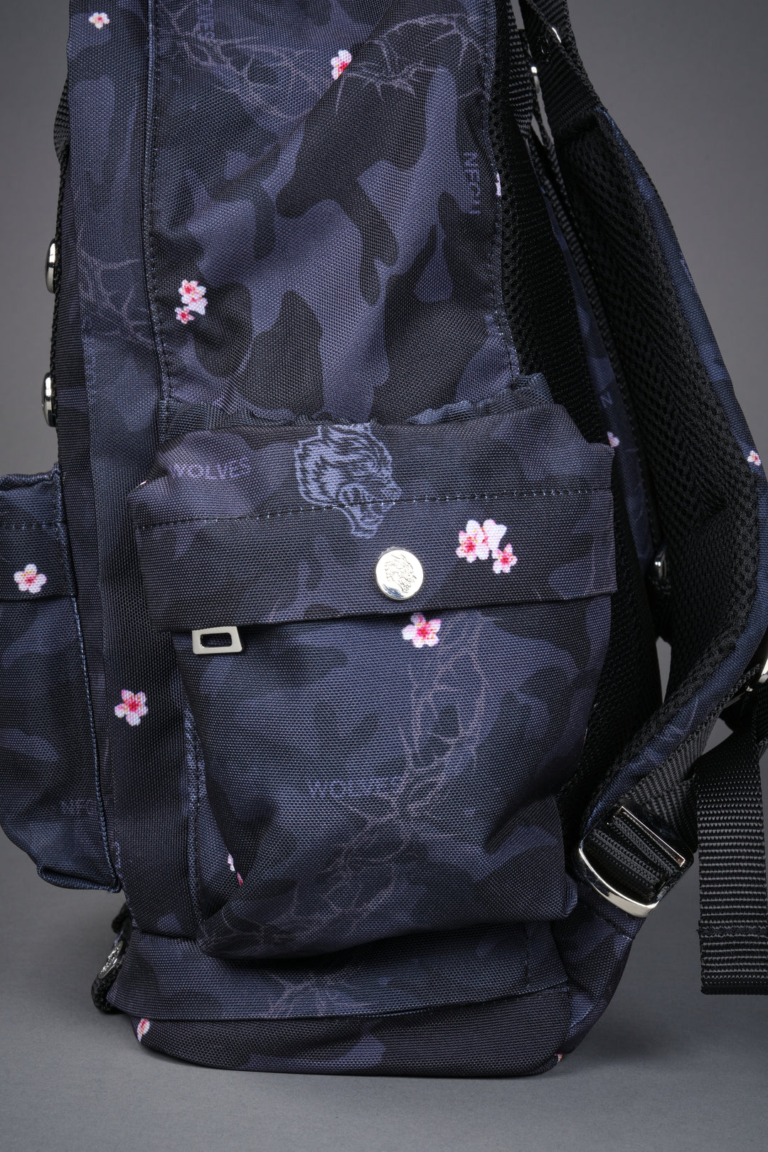 Wolves All Day Backpack in Warrior in a Garden Black Camo