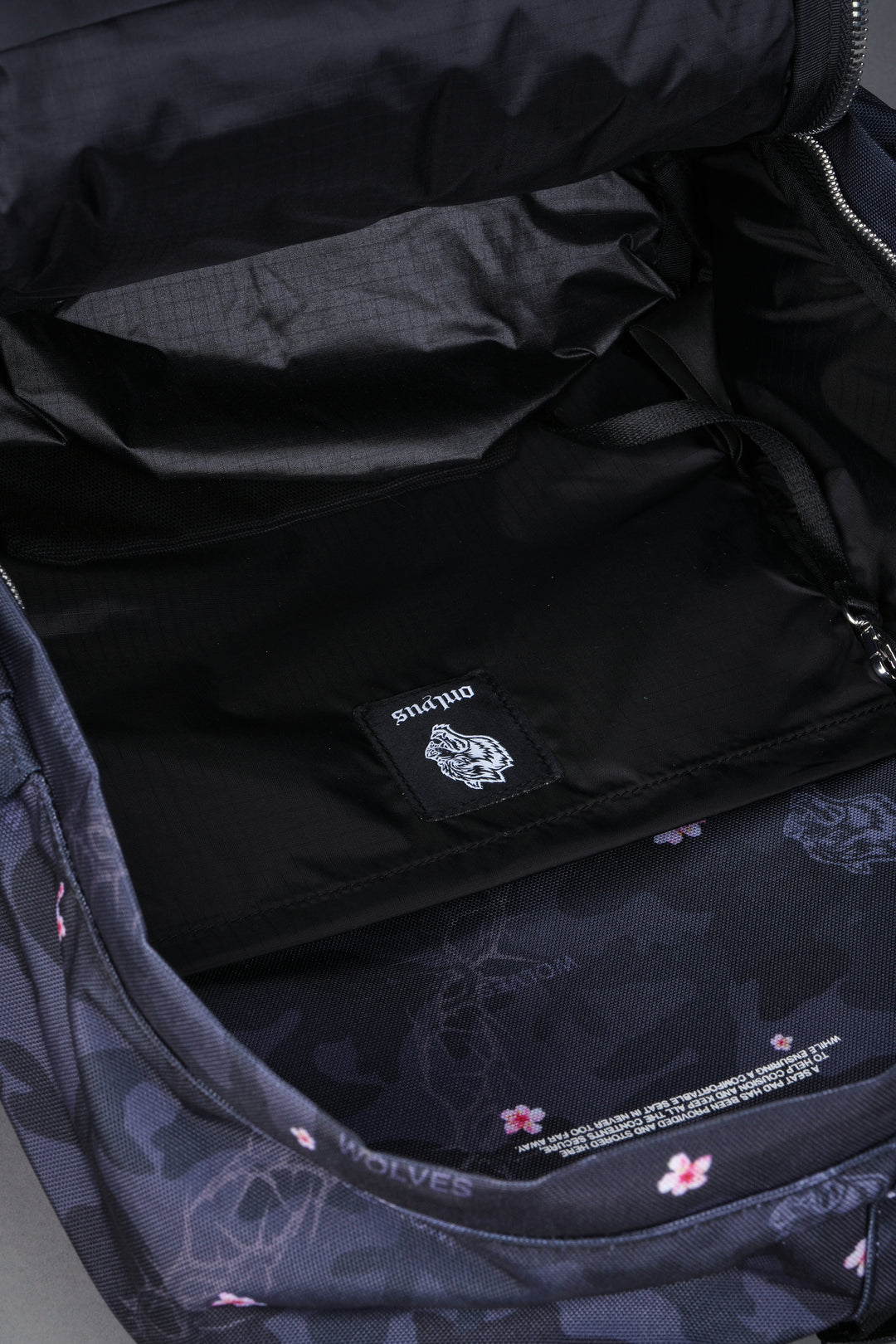 Wolves All Day Backpack in Warrior in a Garden Black Camo