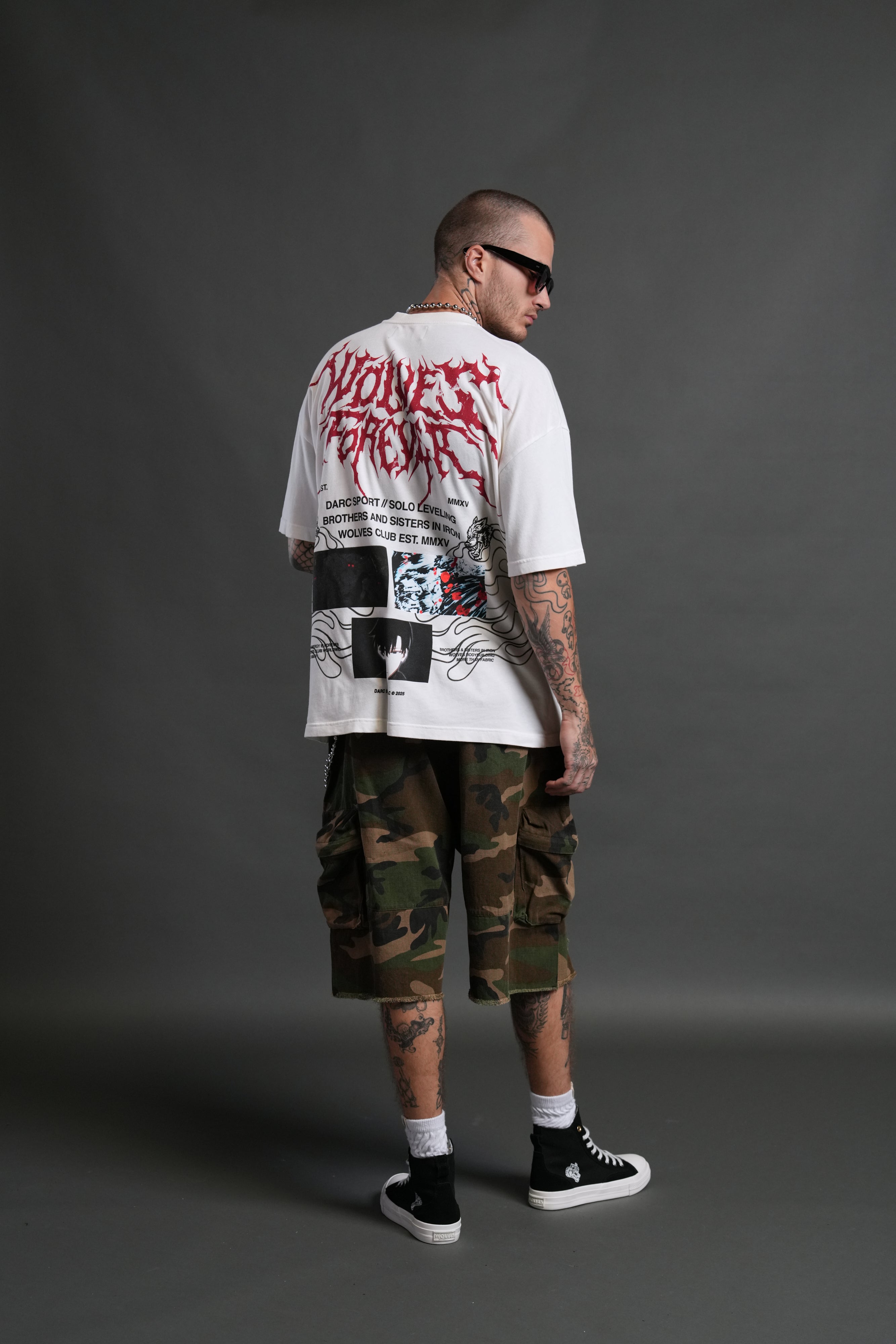 S-Rank "Premium" Oversized Tee in Cream