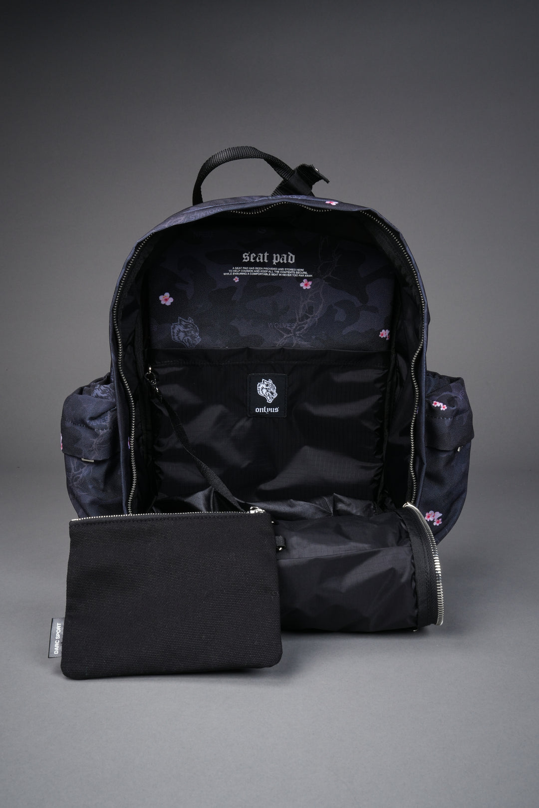Wolves All Day Backpack in Warrior in a Garden Black Camo