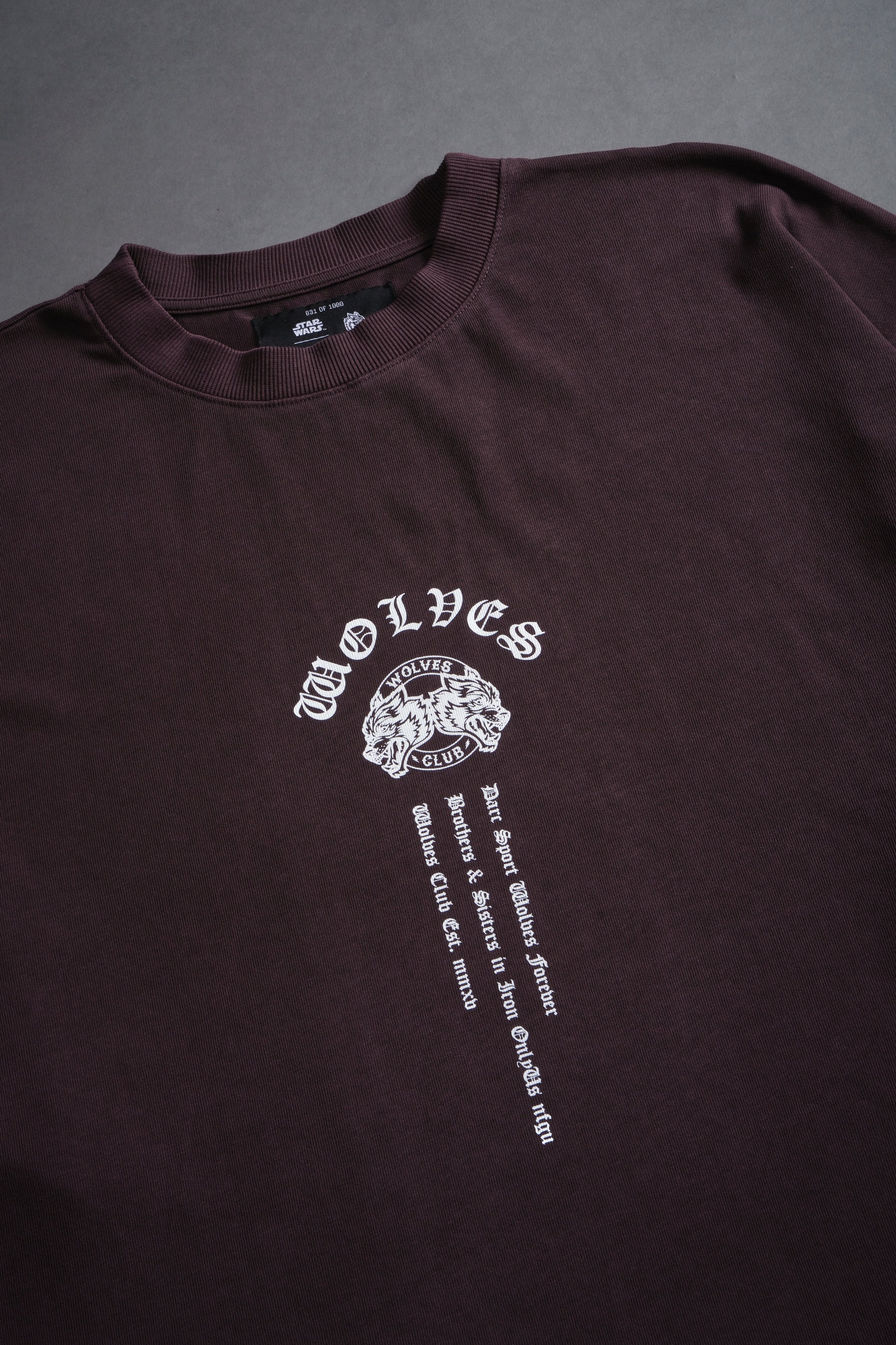 The Hunter "Premium" Oversized Tee in Darc Purple