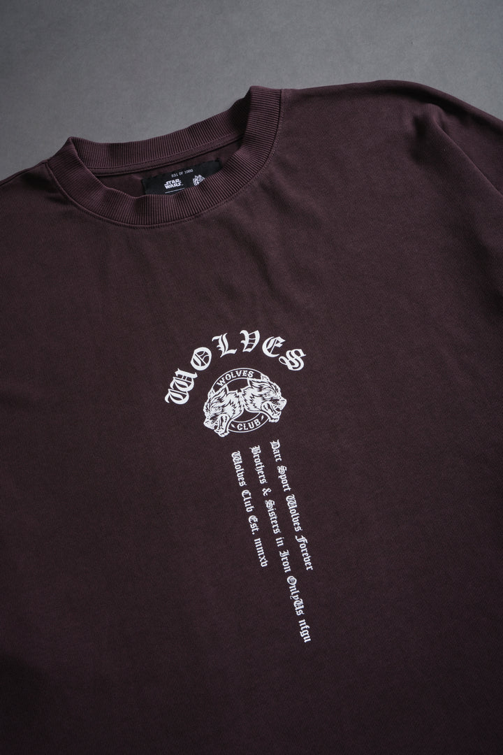 The Hunter "Premium" Oversized Tee in Darc Purple