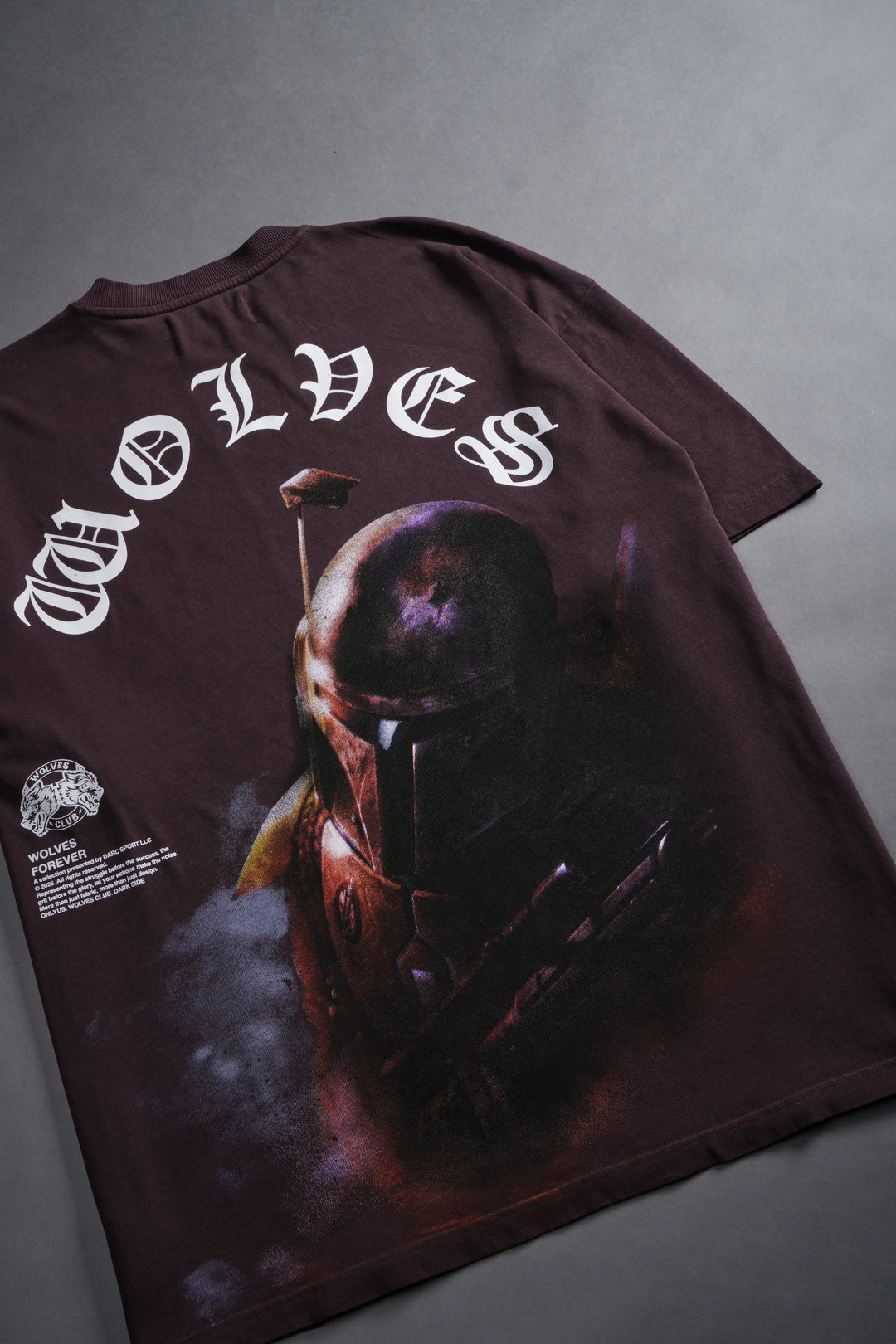The Hunter "Premium" Oversized Tee in Darc Purple
