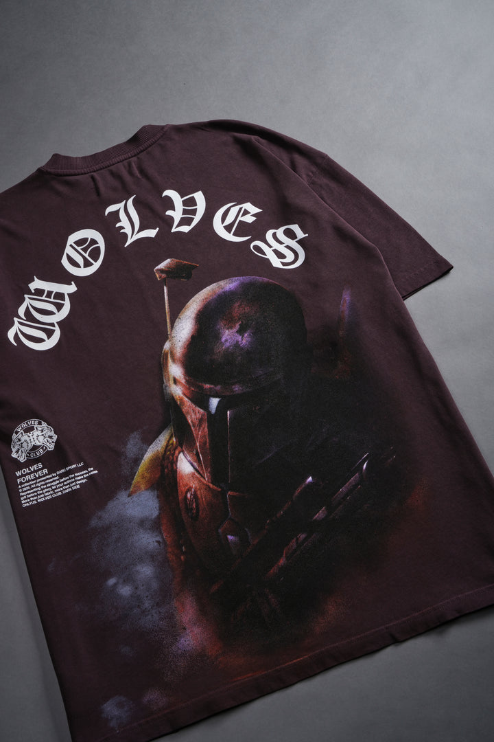 The Hunter "Premium" Oversized Tee in Darc Purple