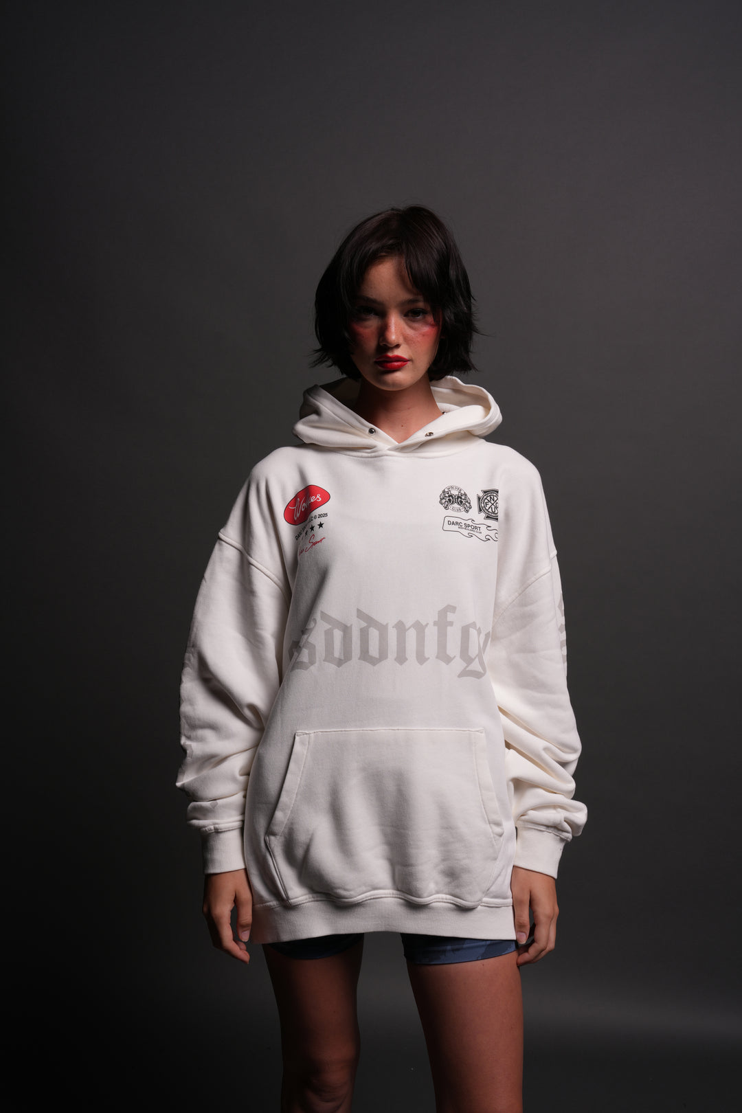 Us Forever "Pierce" Hoodie in Cream