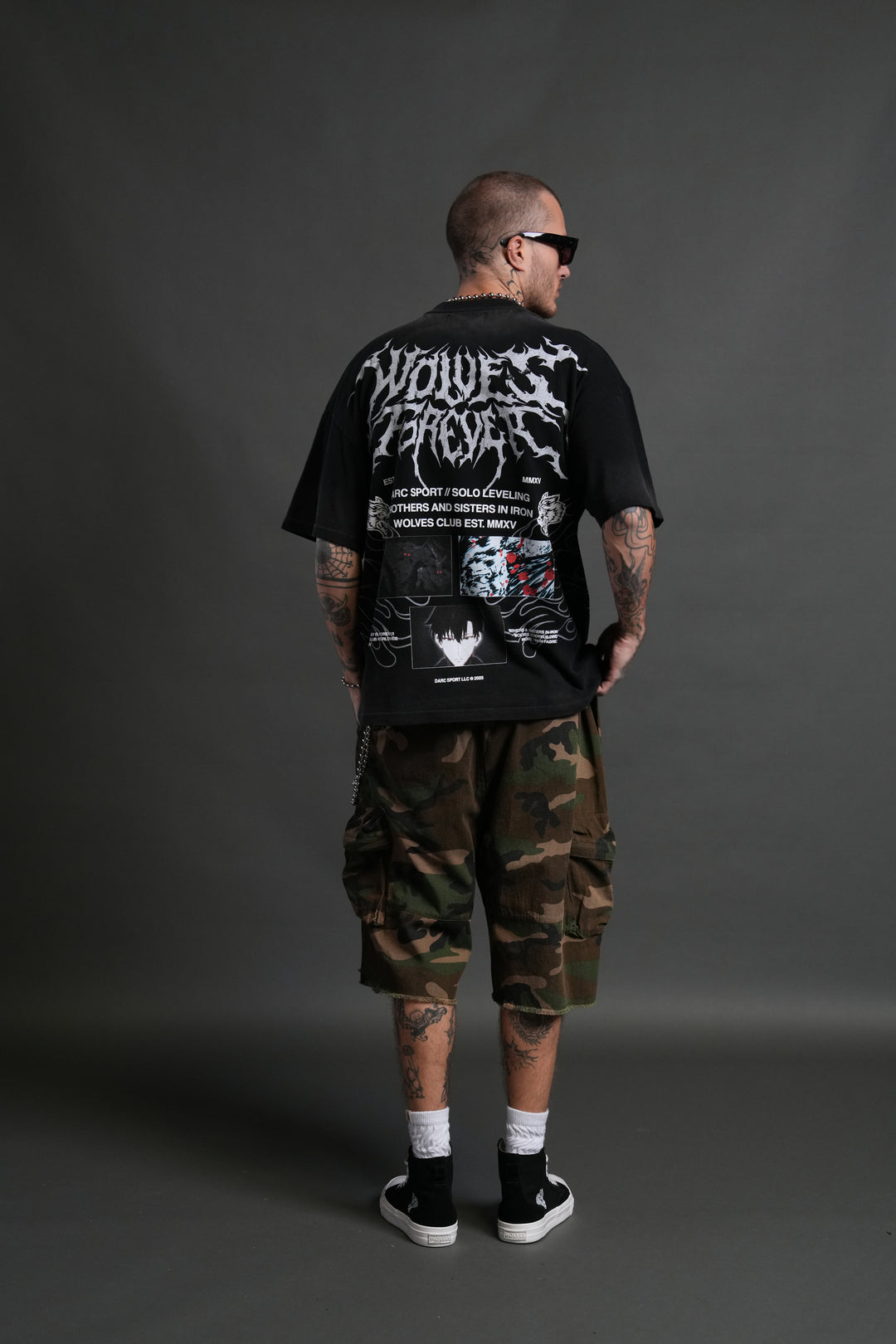 S-Rank "Premium" Oversized Tee in Black Drift Wash