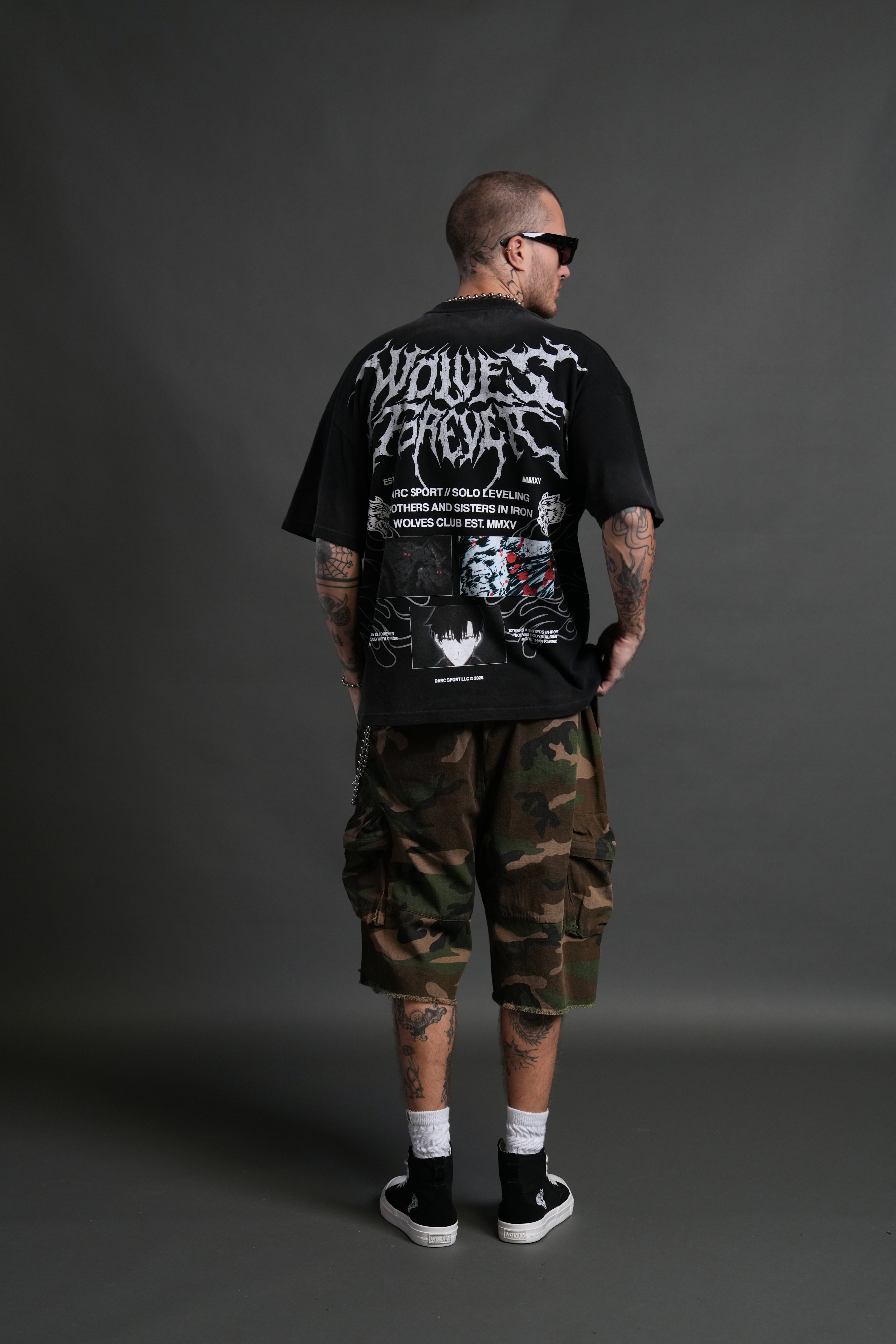 S-Rank "Premium" Oversized Tee in Black Drift Wash