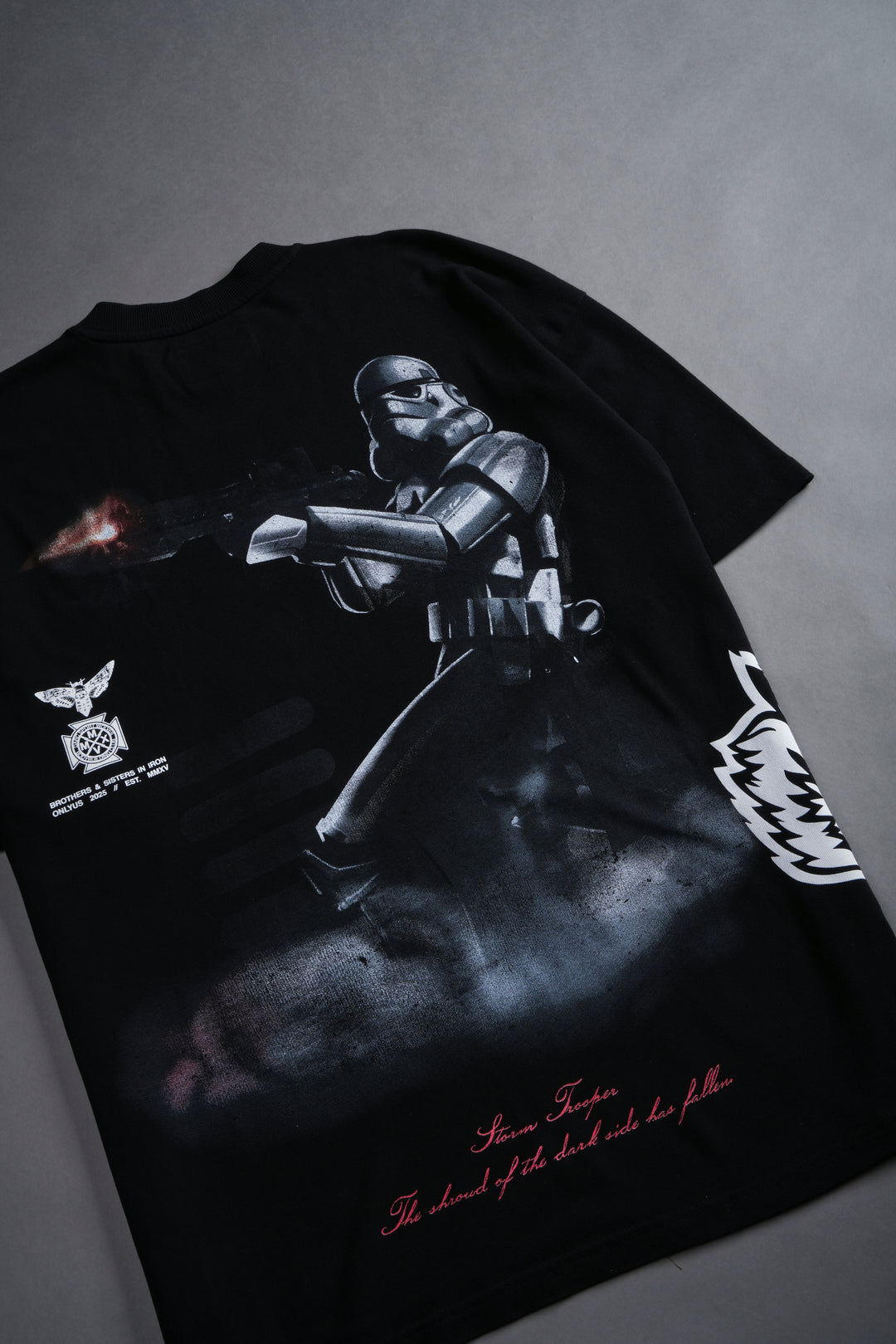 Storm Trooper "Side By Side" Series Premium Tee in Black