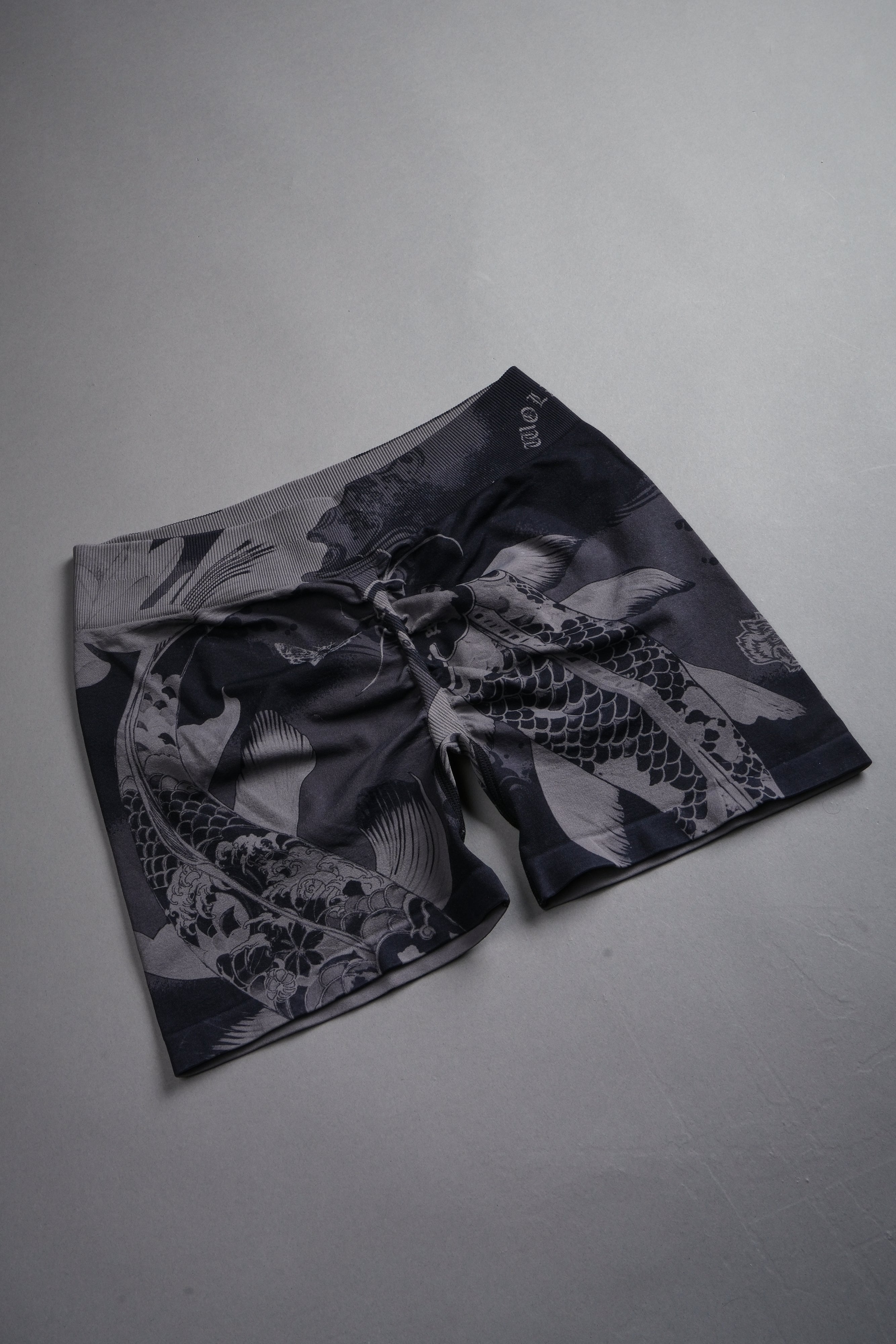 Darc Koi Harlow Soft Seamless Shorts in Serenity Black