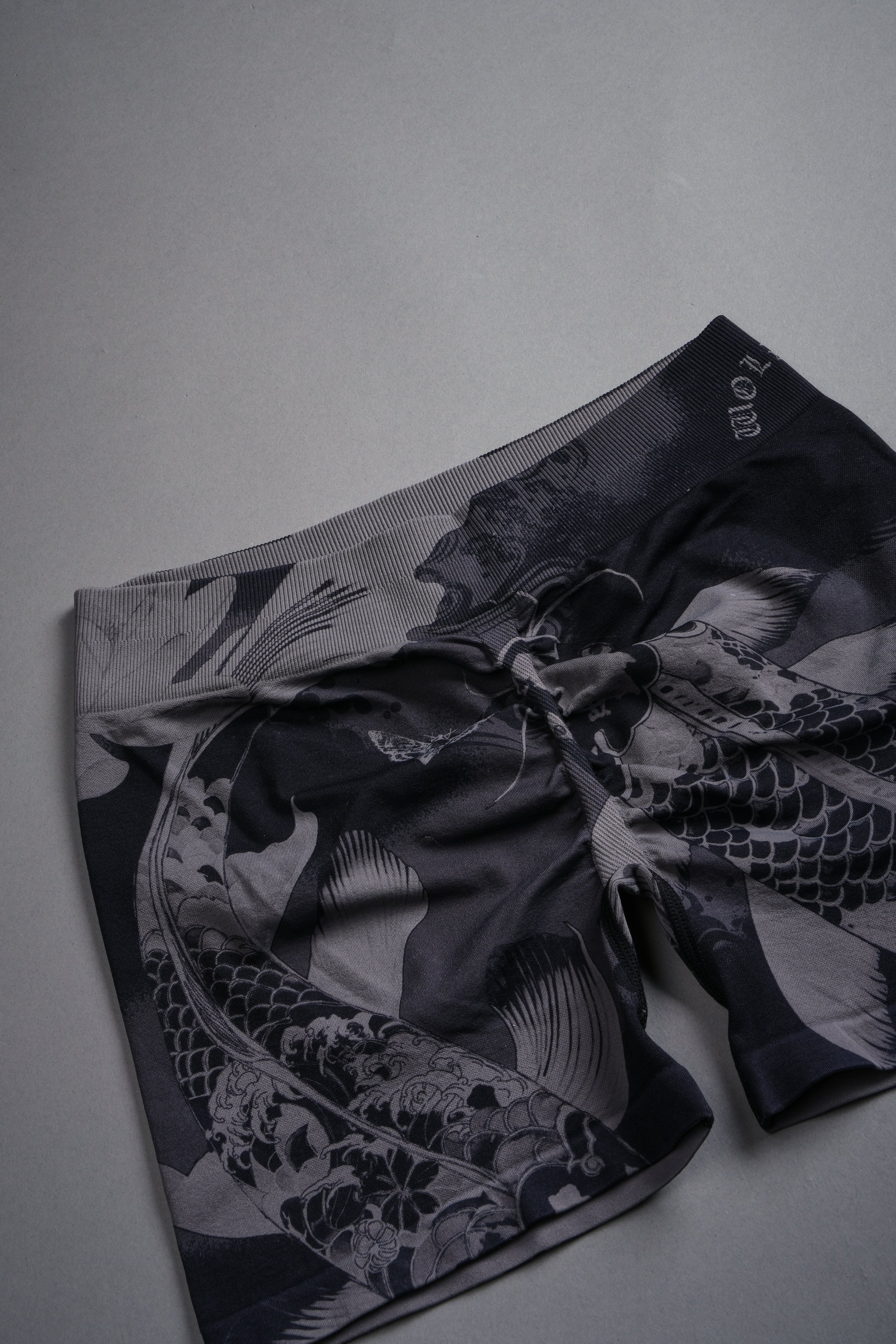 Darc Koi Harlow Soft Seamless Shorts in Serenity Black