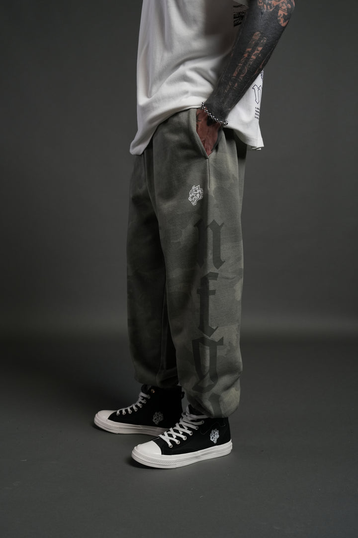 Our Mantra Lounger Sweat Pants in Lush Vintage Woodland Camo